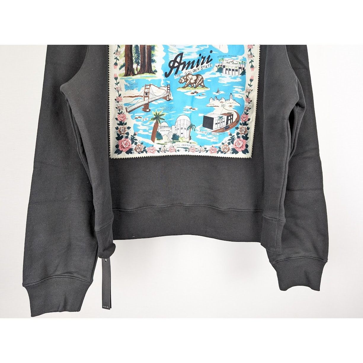 Amiri o1rshd1 Q:2 / California Hawaiian Hoodie in Black Size US M / EU 48-50 / 2 - 12 Thumbnail