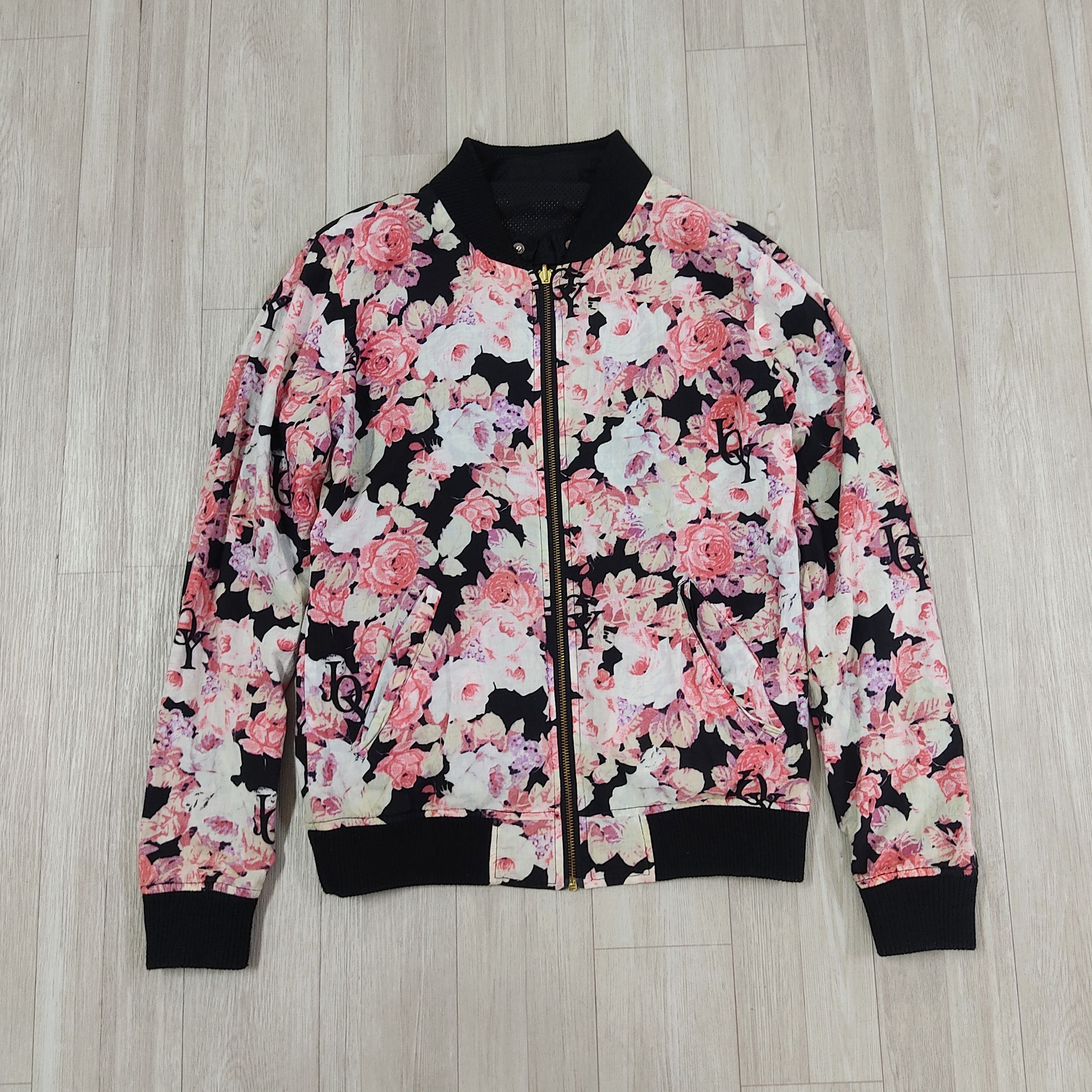 Joyrich JOYRICH Floral Black Reversible Blouson Zipper Jacket Size US M / EU 48-50 / 2 - 6 Thumbnail