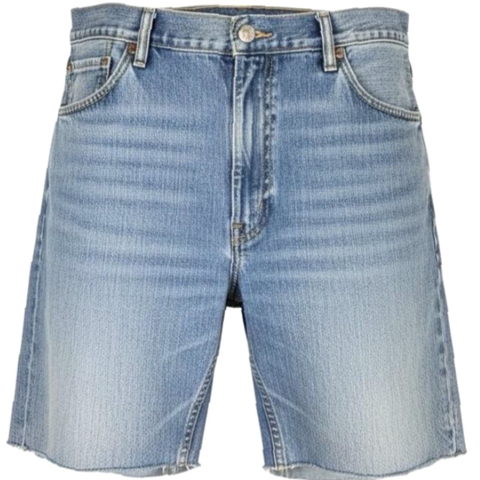 Denime Levi Strauss & Co. 505 Mens Denim Cutoff Shorts Frayed Hem W40 L32 Blue Jeans Cotton Bermuda Casual Vintage: No Size US 40 / EU 56 - 2 Thumbnail