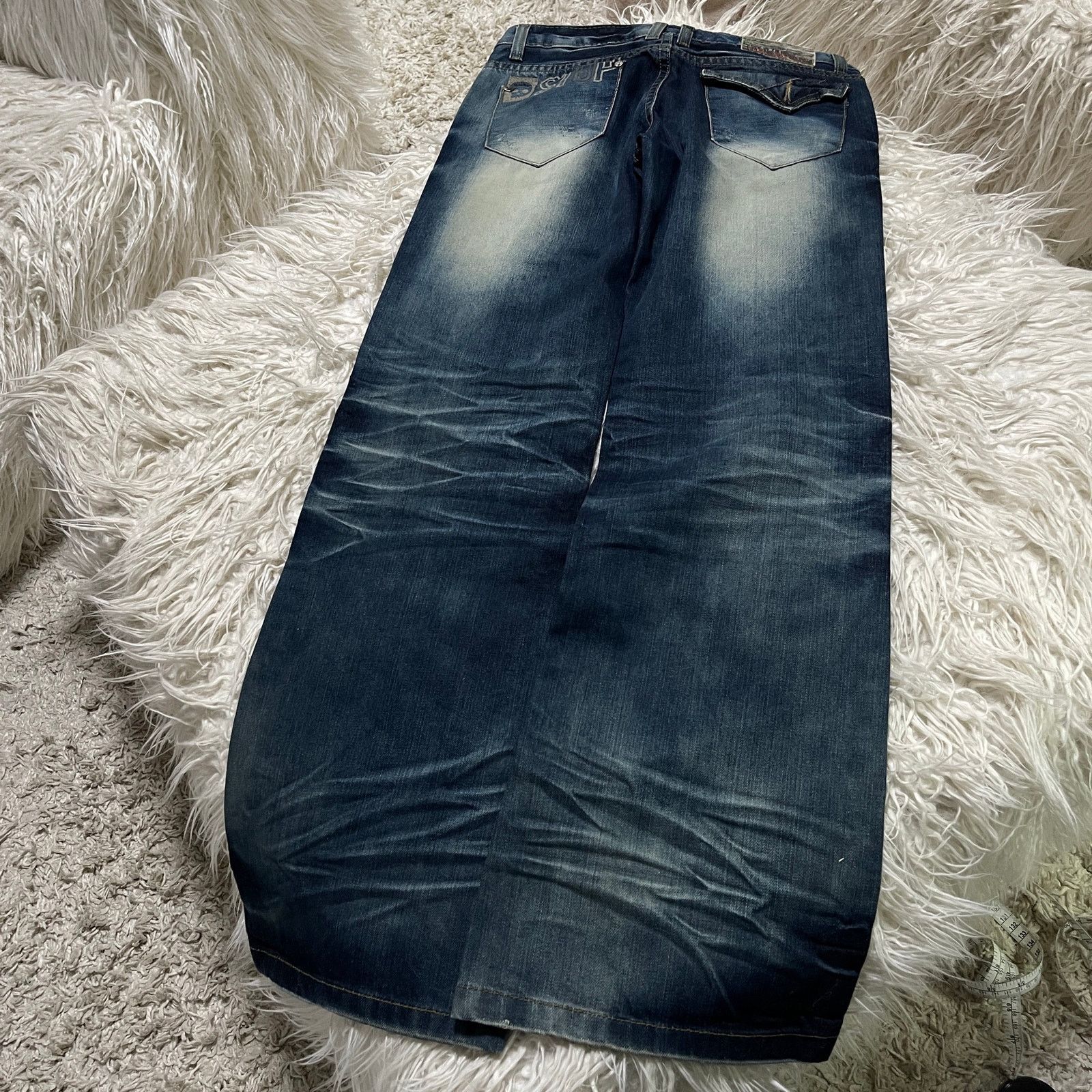 Hysteric Glamour × Japanese Brand × Vintage Vintage Japanese Brand Faded Low-rise Bootcut Denim Jeans Size US 30 / EU 46 - 9 Thumbnail