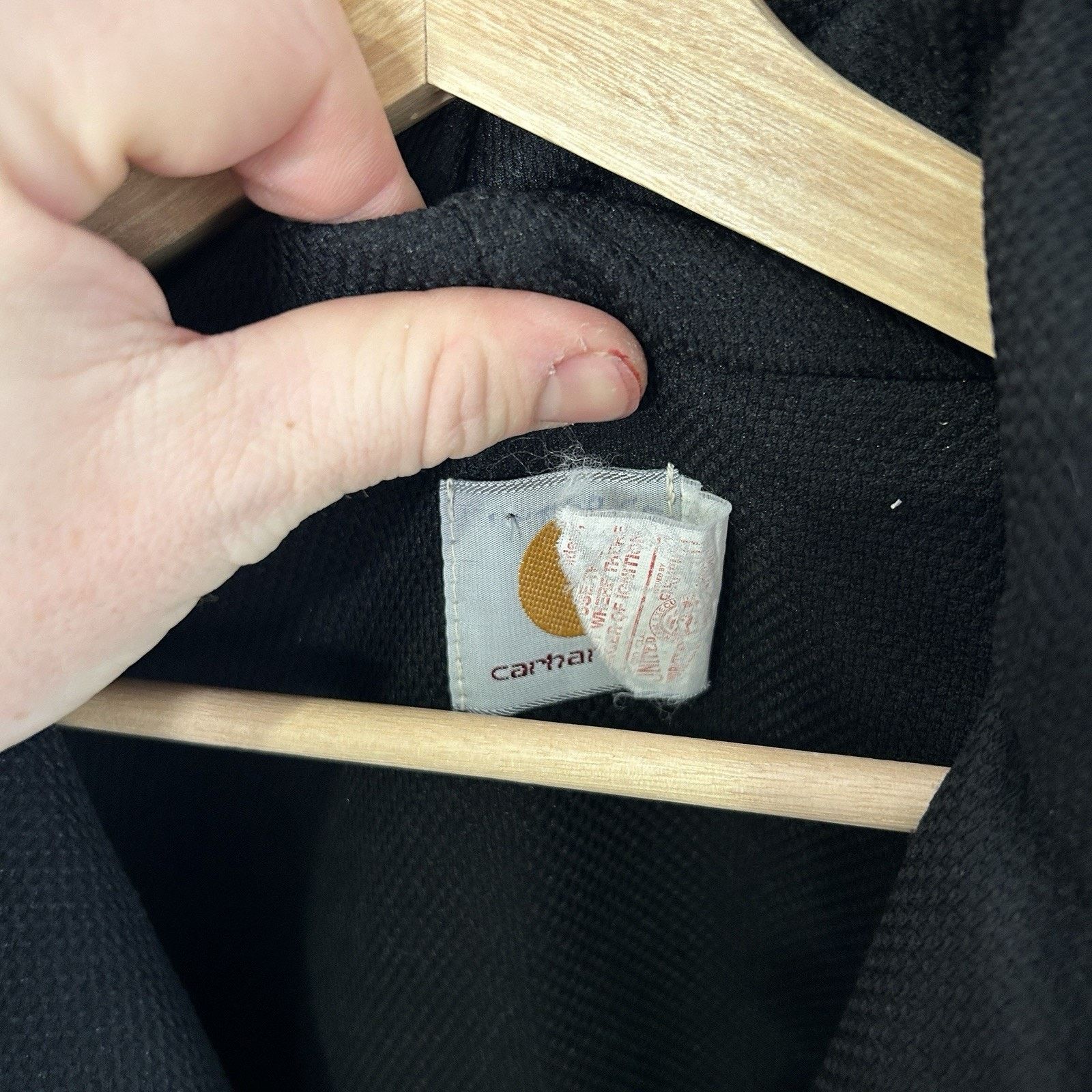 Carhartt Vintage Carhartt Thermal Hooded Jacket “Black” Budweiser J03 Size US L / EU 52-54 / 3 - 11 Thumbnail