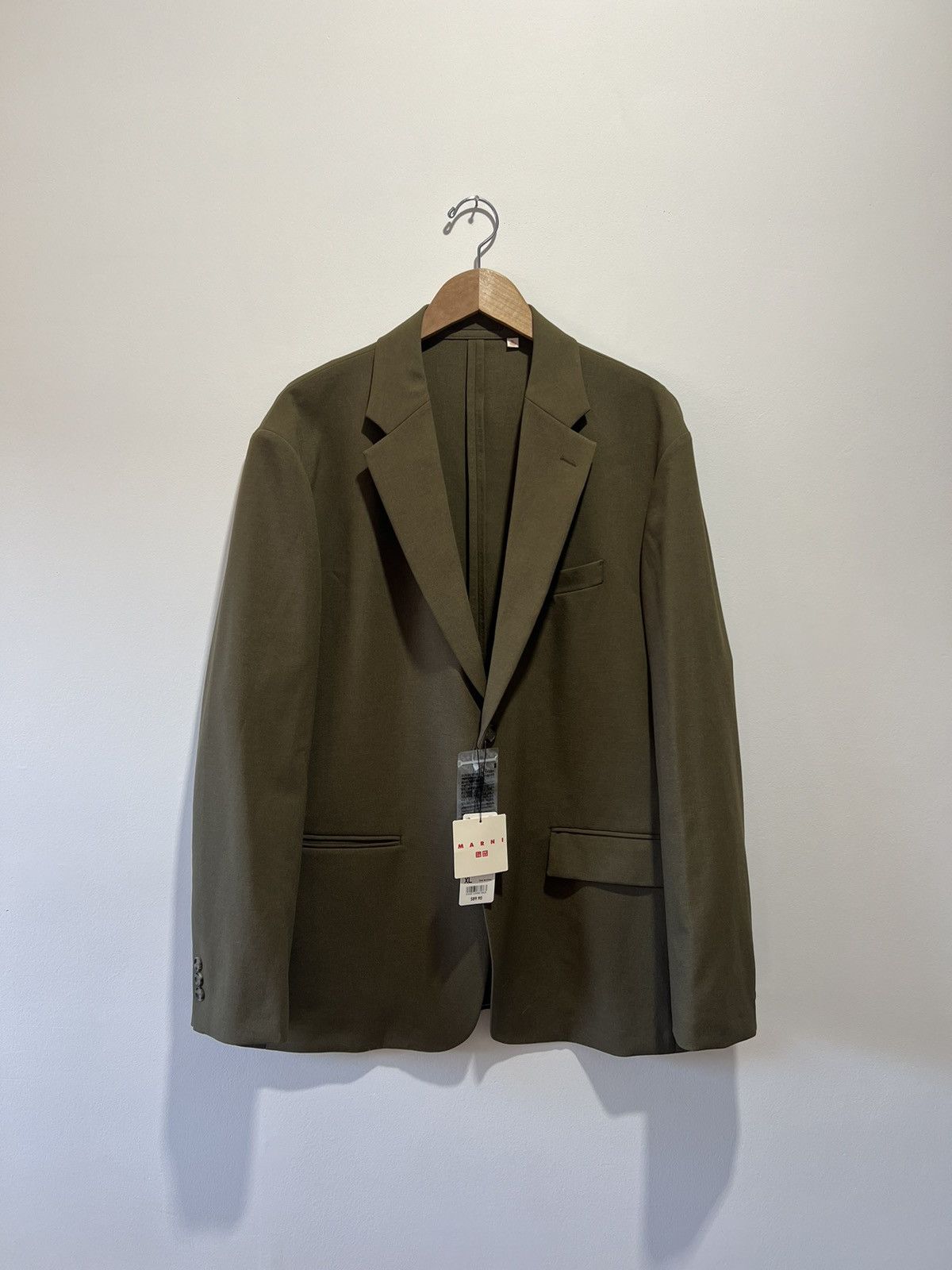 image of Marni x Uniqlo - Tailored Jacket - Green - Xl, Men's (Size 46R)