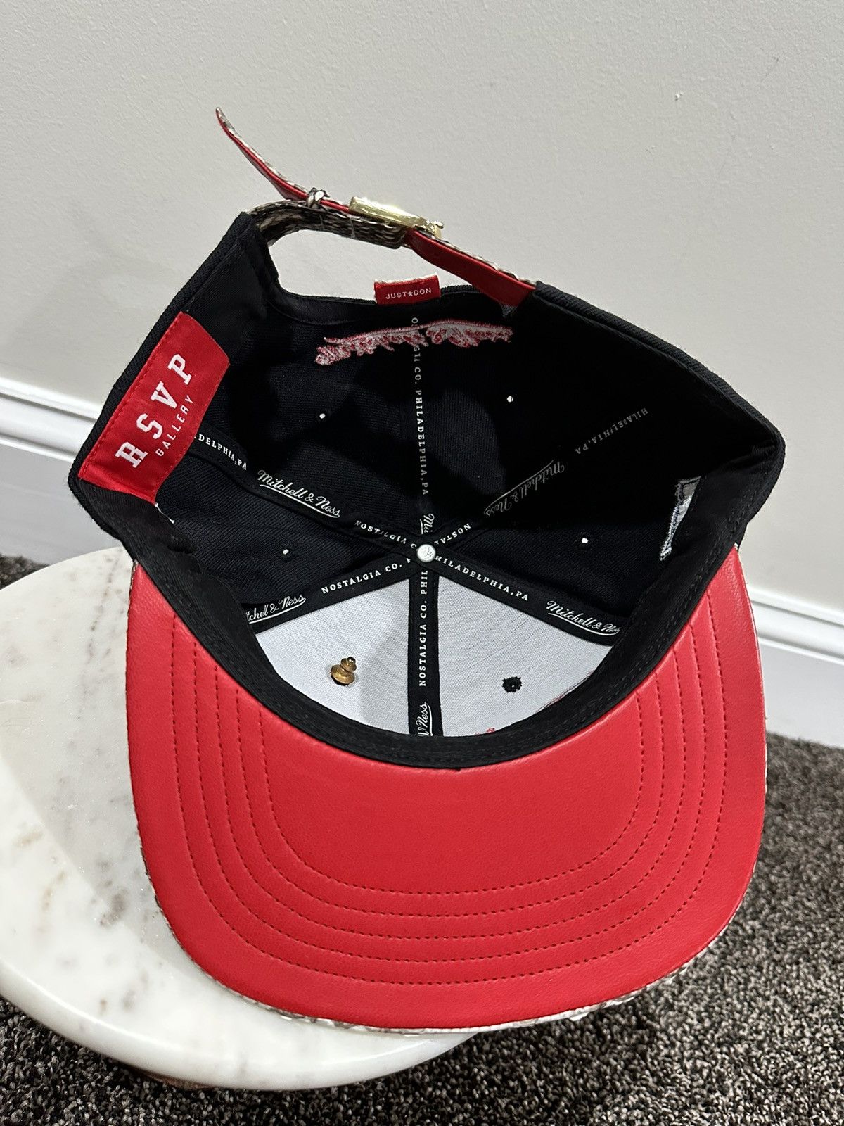 Just Don Just Don x Mitchell & Ness NHL New York Rangers Python Hat Size ONE SIZE - 6 Thumbnail