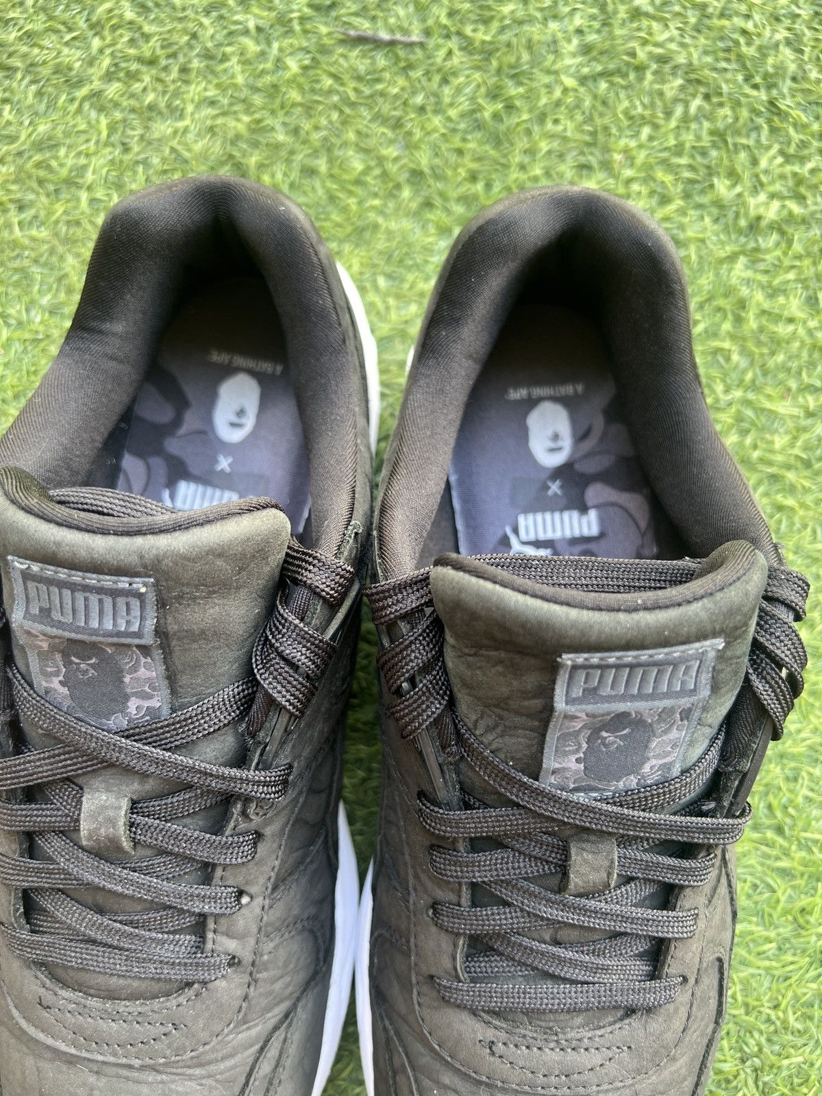 Puma 🦧Bape x Puma R698 Black 358845-01 Size US 9 / EU 42 - 7 Thumbnail