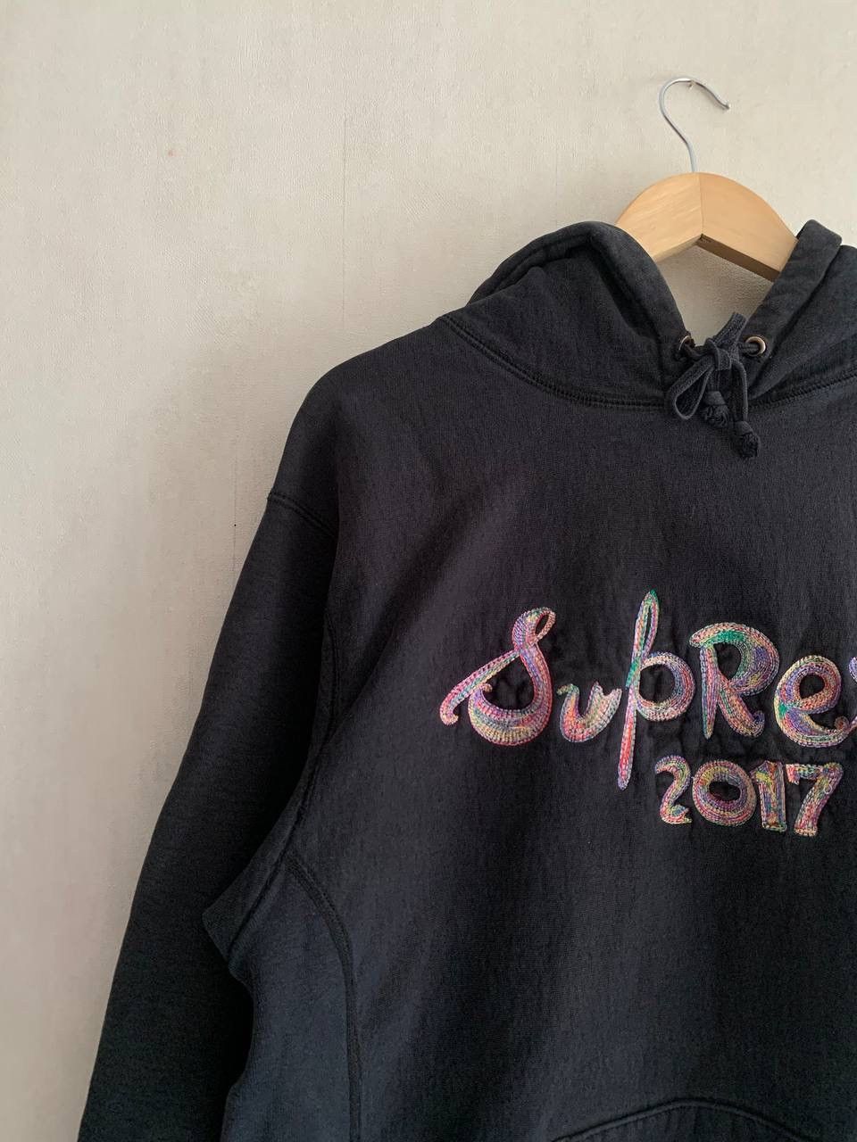 Supreme Supreme Hoodie Brush Logo 2017 Size US XL / EU 56 / 4 - 3 Thumbnail