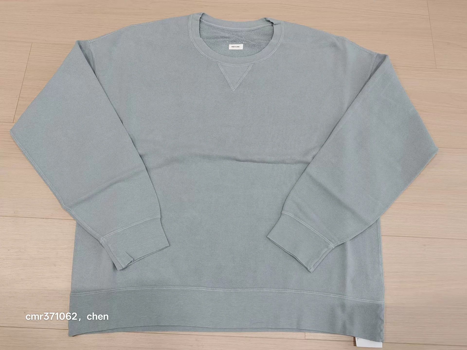 Visvim VISVIM 25SS JUMBO SB SWEAT L/S DMGD lt green US4 Size US XL / EU 56 / 4 - 1 Thumbnail