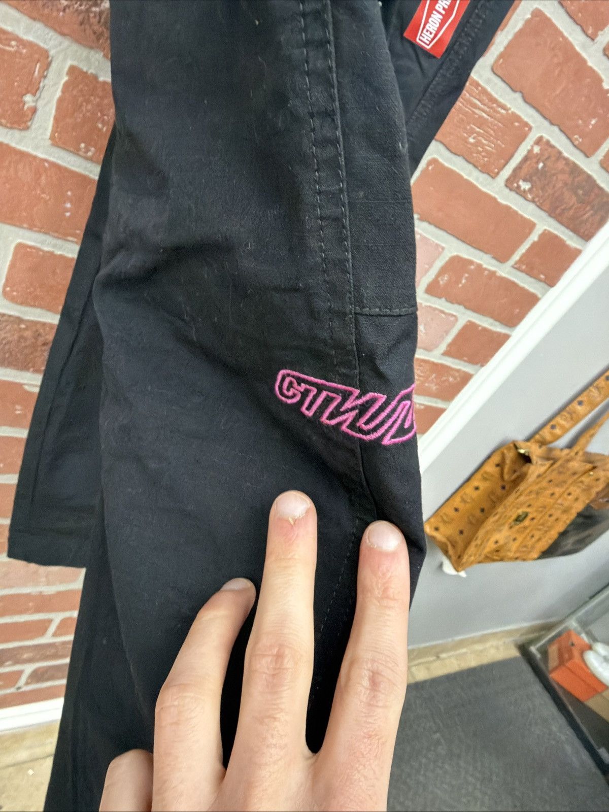 Heron Preston HERON PRESTON Cargo Pants, Size S, , Black, Solid Color, Size US 28 / EU 44 - 7 Thumbnail