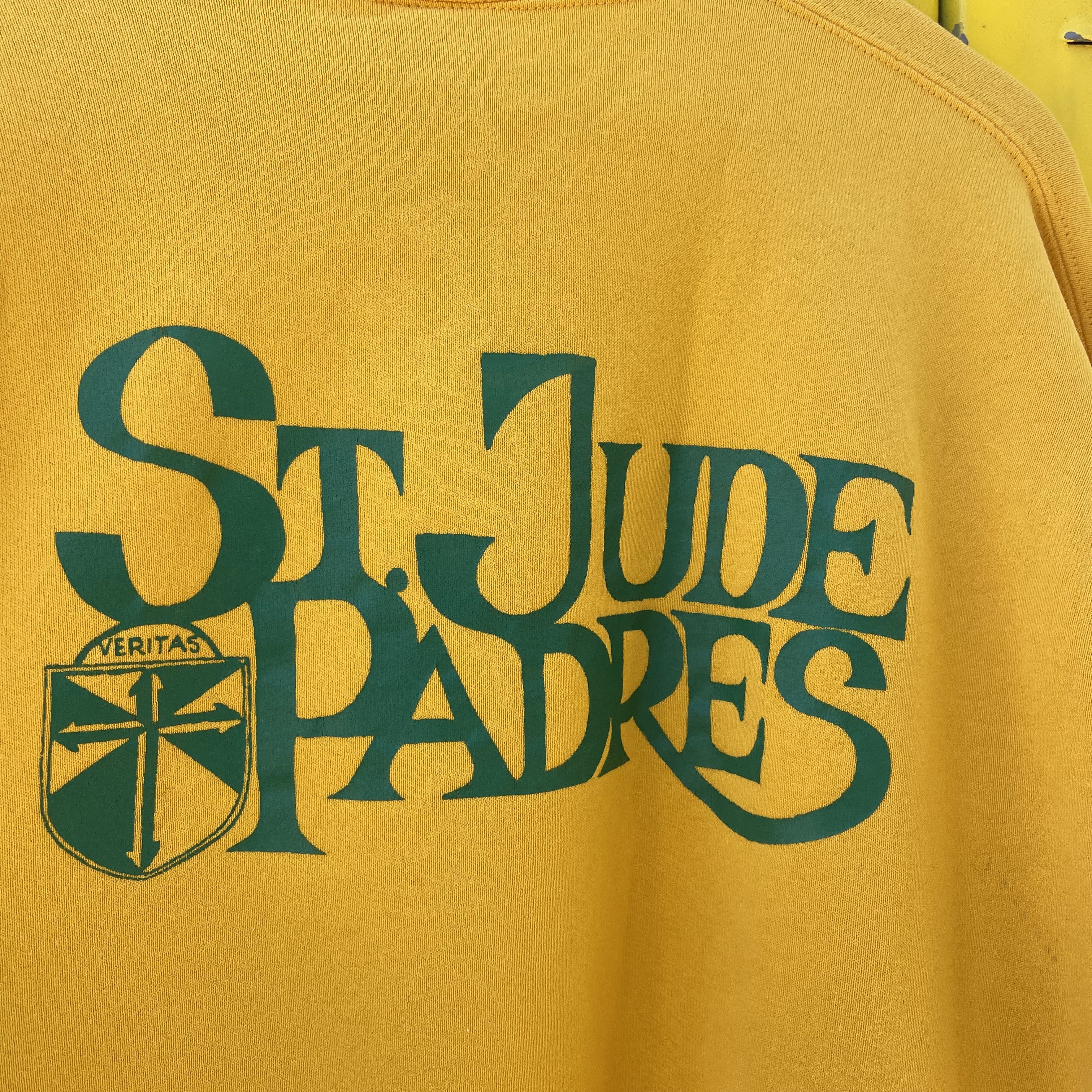 Russell Athletic × Vintage Vintage Russell Athletic Made in USA St Jude Padres Crewneck Size US L / EU 52-54 / 3 - 7 Thumbnail