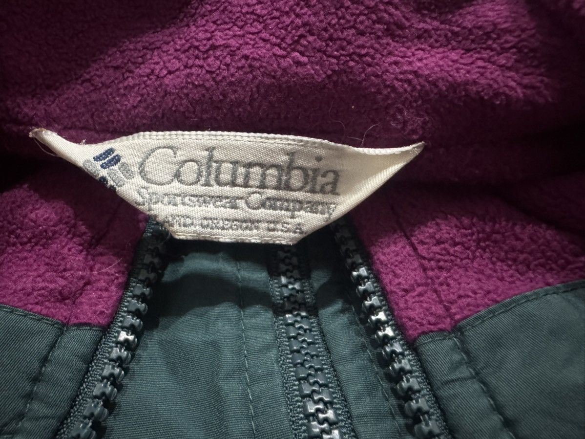 Columbia Vintage 90’s Columbia Fleece Zipper Jacket Size US L / EU 52-54 / 3 - 3 Thumbnail