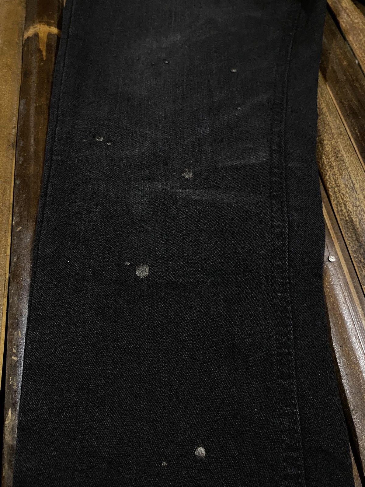 If Six Was Nine Brush Real Skull Distressed Pants Size US 30 / EU 46 - 7 Thumbnail