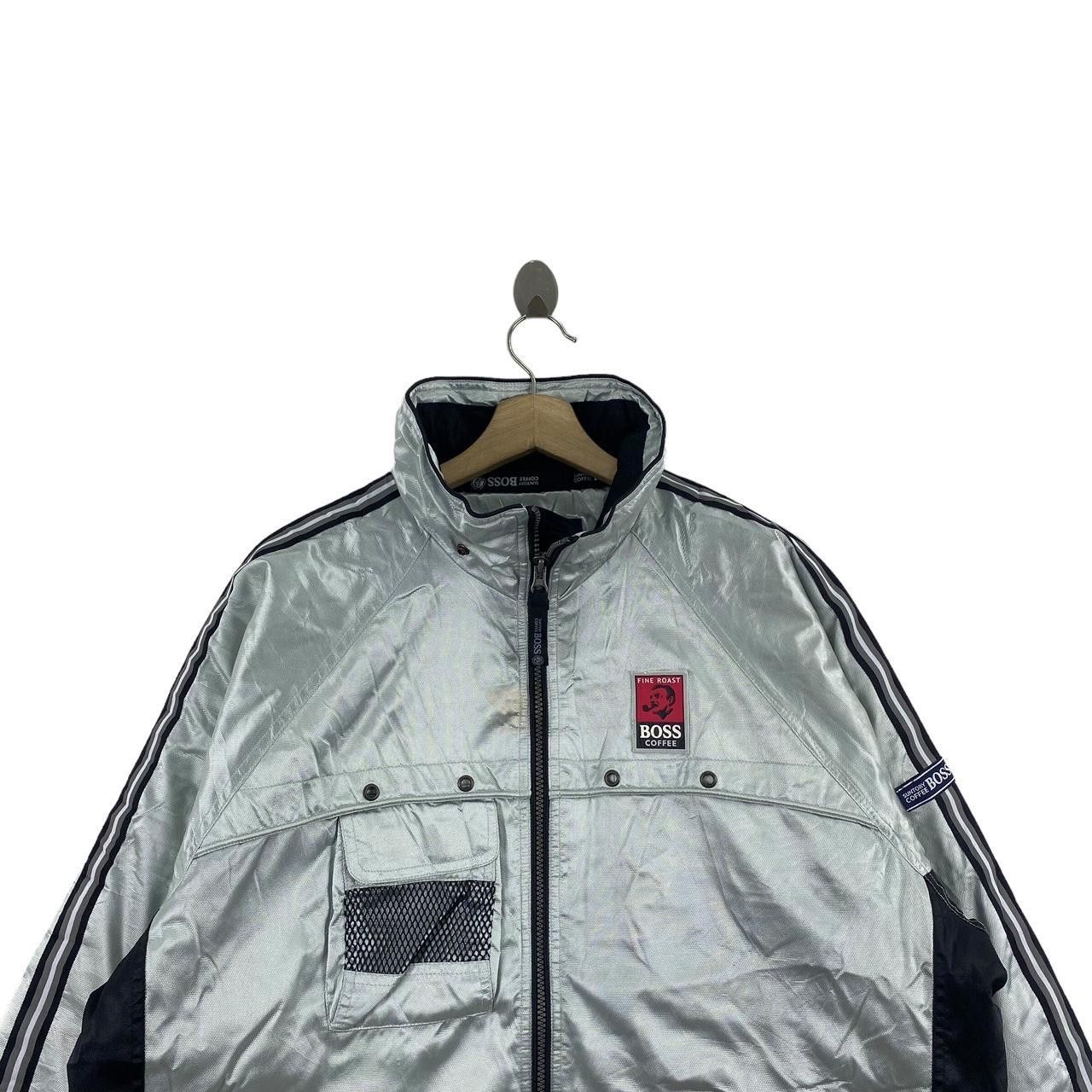 Other Vintage SUNTORY BOSS COFFEE Technical Jacket Windbreaker Size US L / EU 52-54 / 3 - 3 Thumbnail