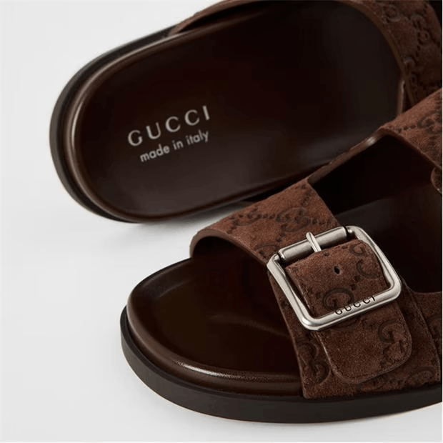 Gucci Gg Open Toe Sandals Size US 7 / EU 40 - 3 Thumbnail