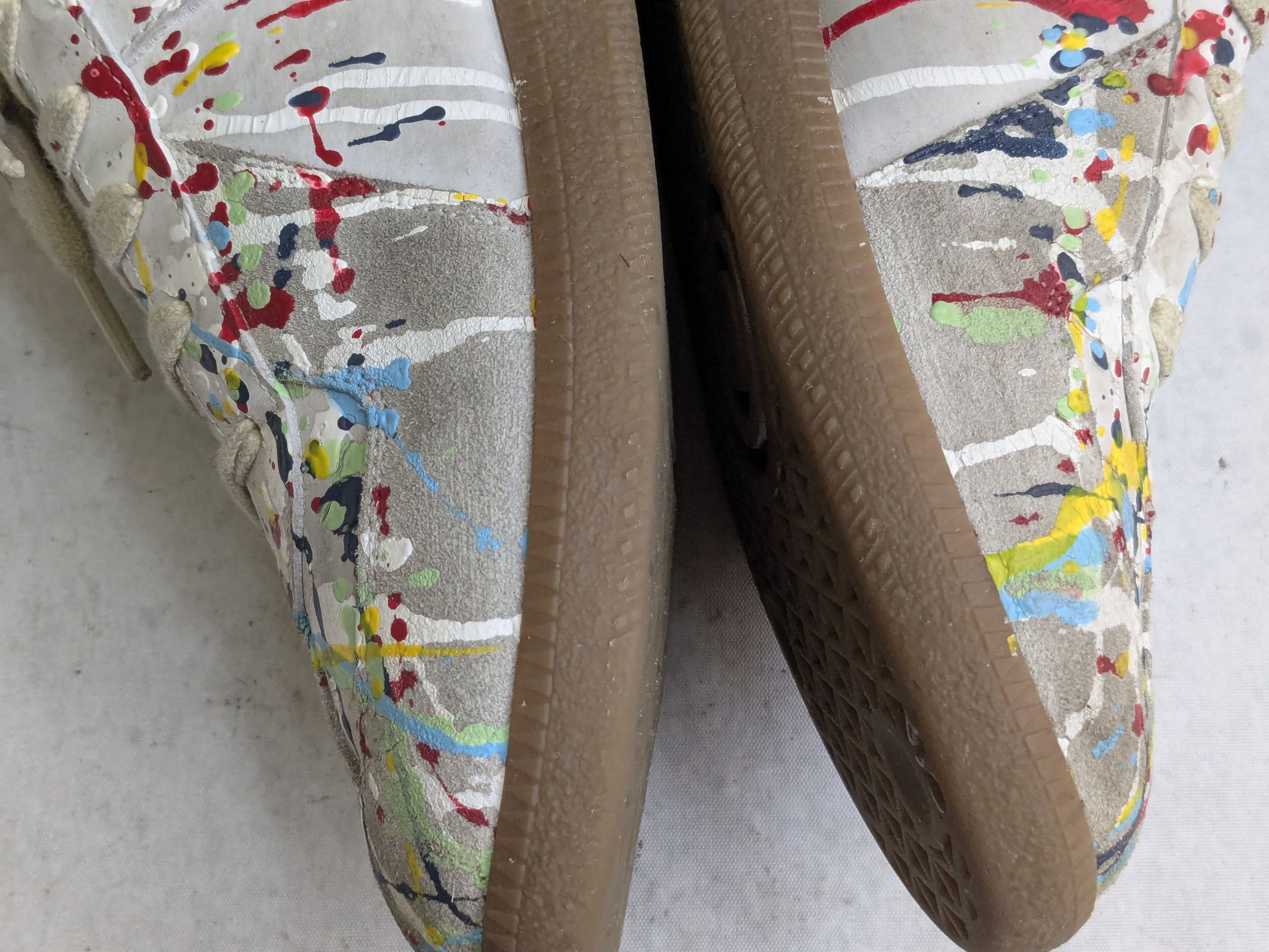 Maison Margiela maison margiela paint splatter gat replica 11.5 44.5 Size US 11.5 / EU 44-45 - 14 Thumbnail