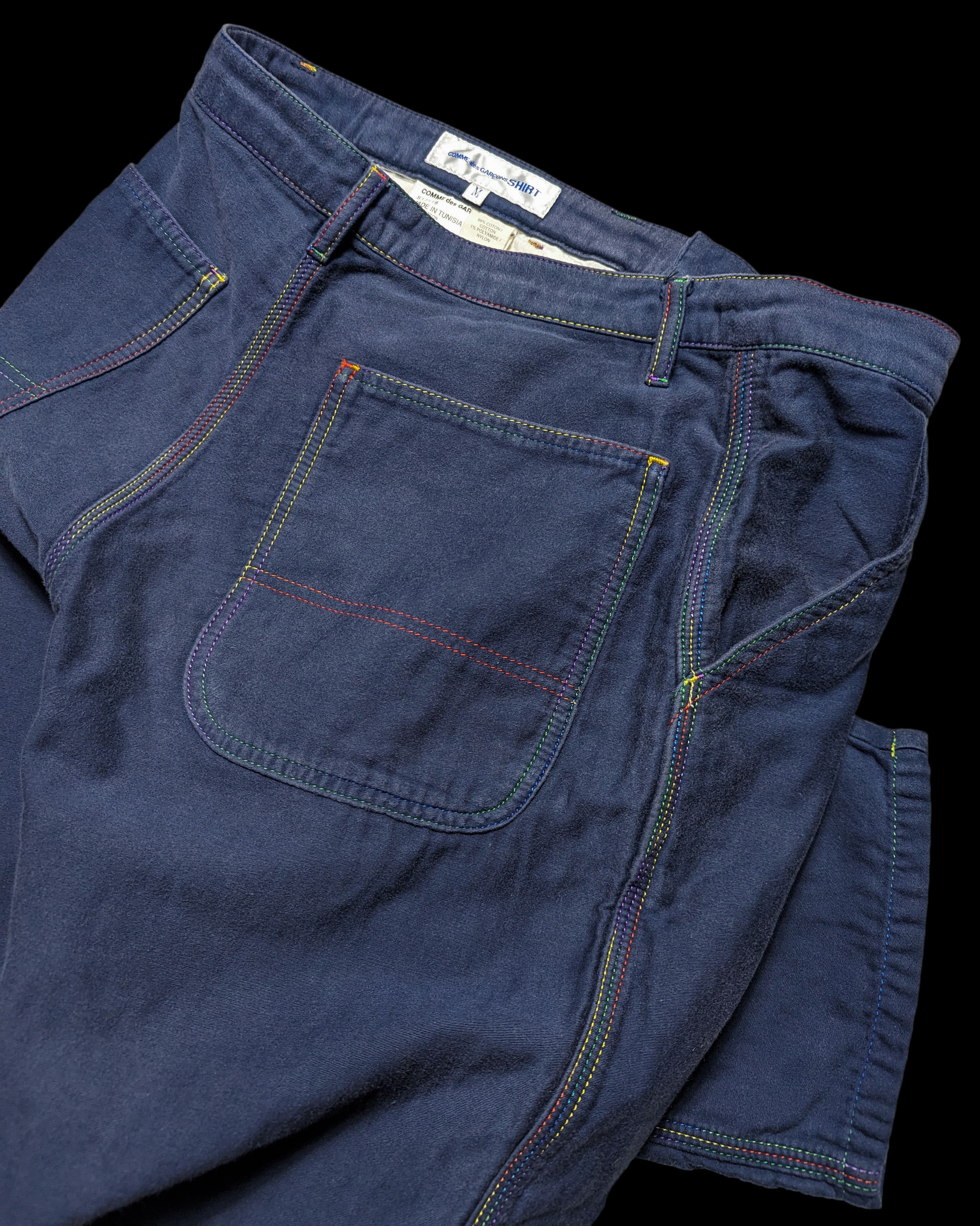 Comme des Garcons SHIRT Rainbow Thread Trousers Size US 34 / EU 50 - 8 Thumbnail