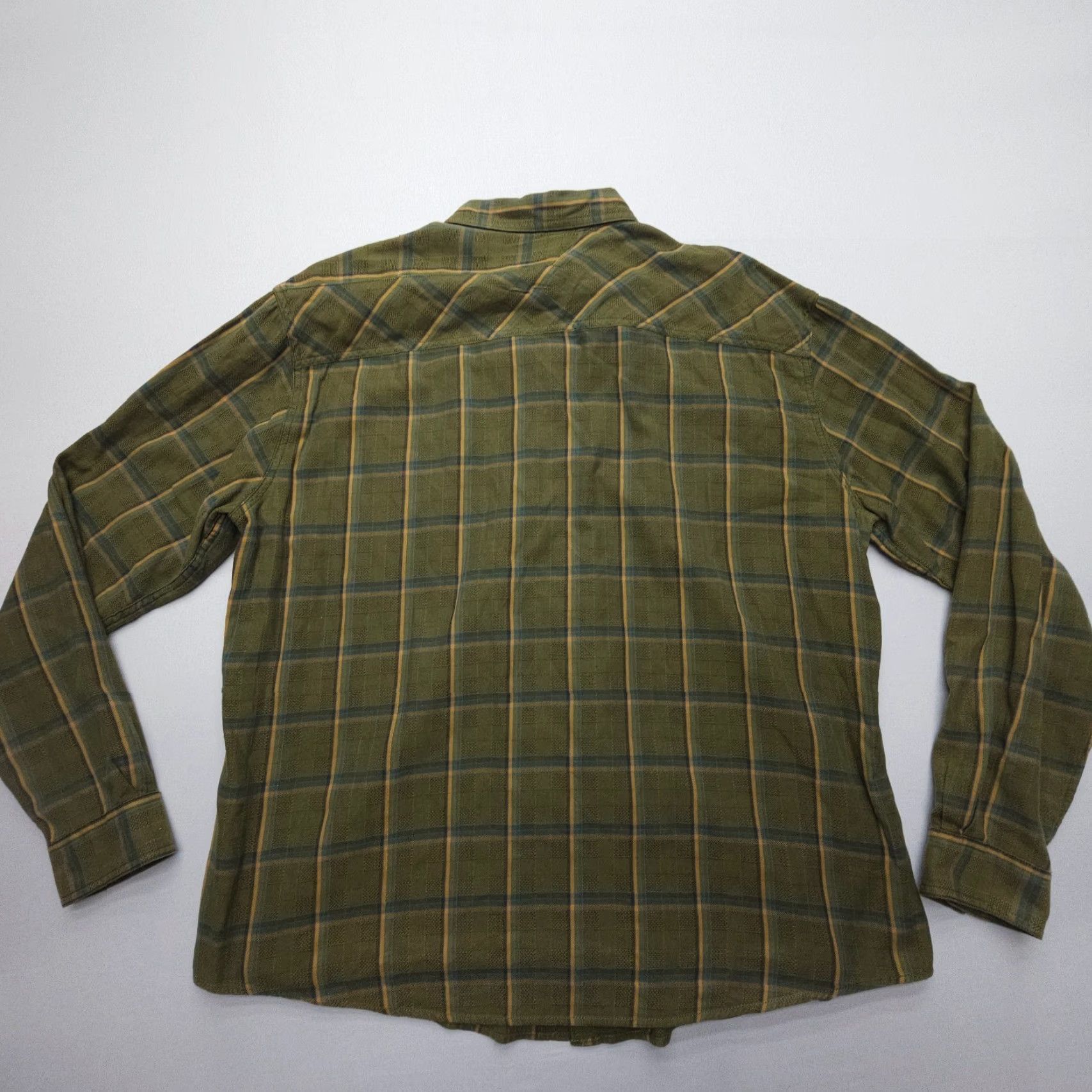 Royal Robbins Royal Robbins Button-Up Shirt Mens 2XL Long Sleeve Green Plaid Flannel Outdoor Casual Size US XXL / EU 58 / 5 - 5 Thumbnail