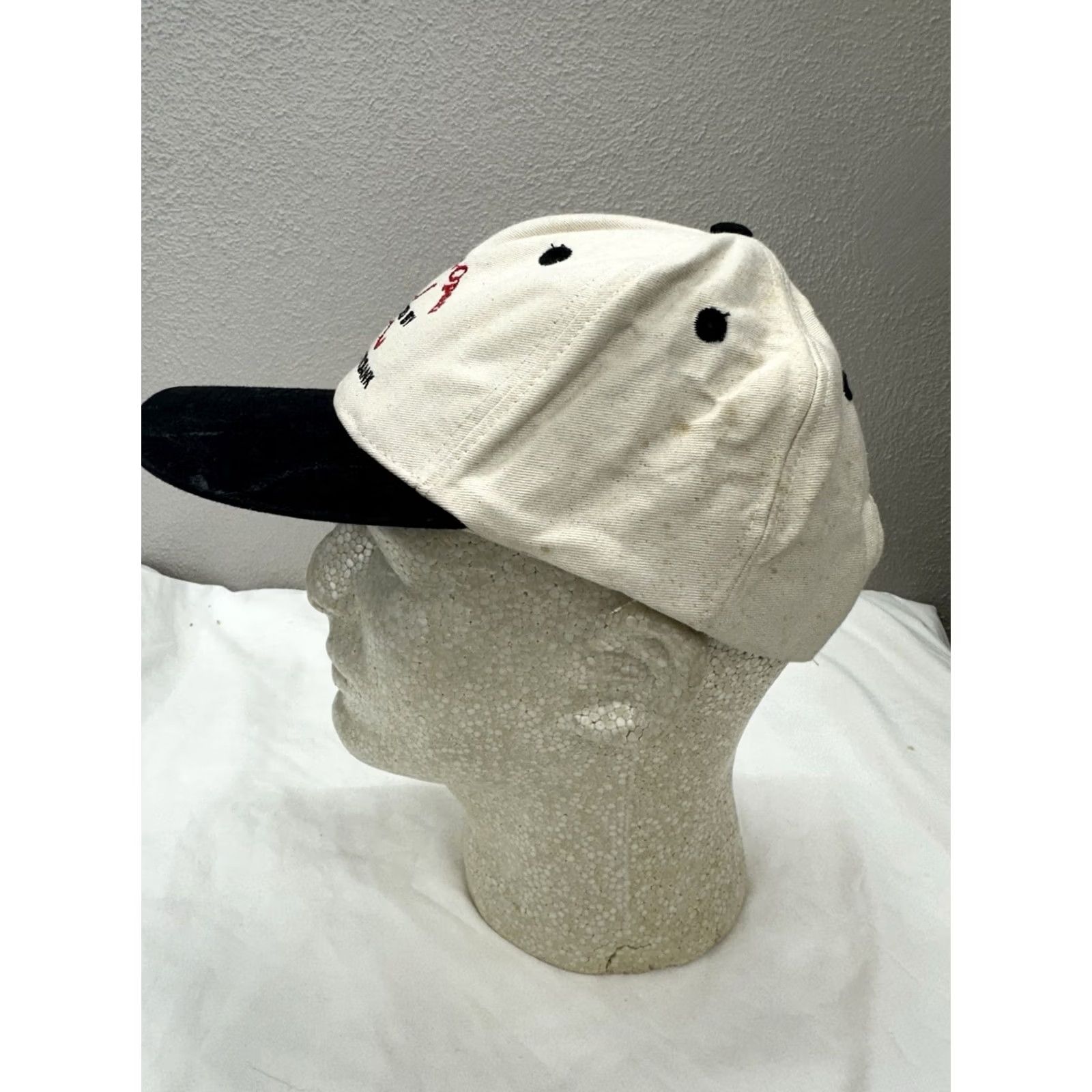 Budweiser Mohrs Snapback Budweiser Open The Drovers Bank Adjustable Cap Mens One Size Ivory Vintage No N/A Size ONE SIZE - 7 Thumbnail