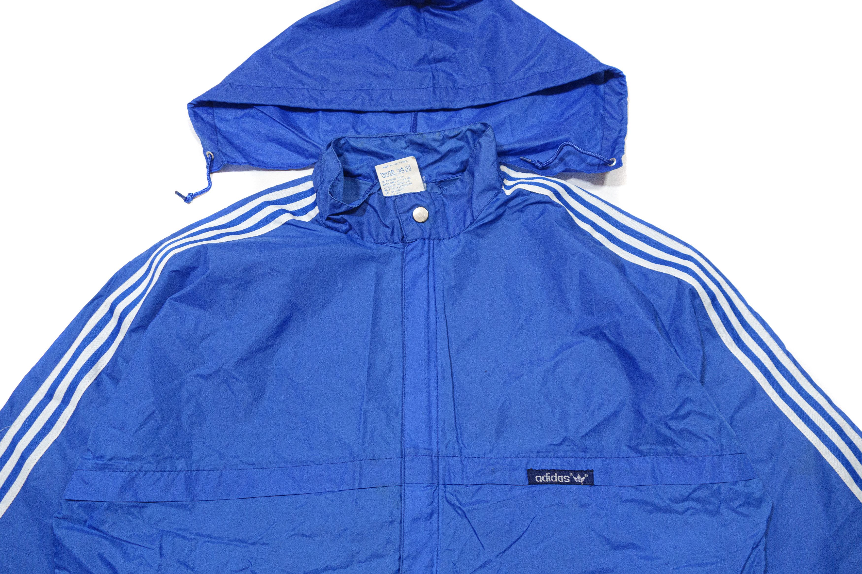 Adidas 80S Logo Nylon Jacket Size US M / EU 48-50 / 2 - 3 Thumbnail