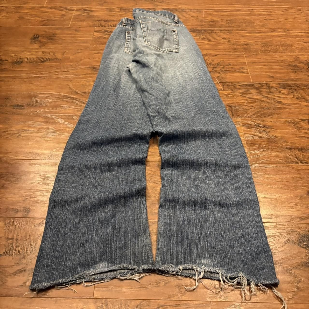 Vintage Crazy Vintage Y2K/2000s Flare Skater Streetwear Essential Medium Wash Denim Jeans! Size US 30 / EU 46 - 4 Thumbnail