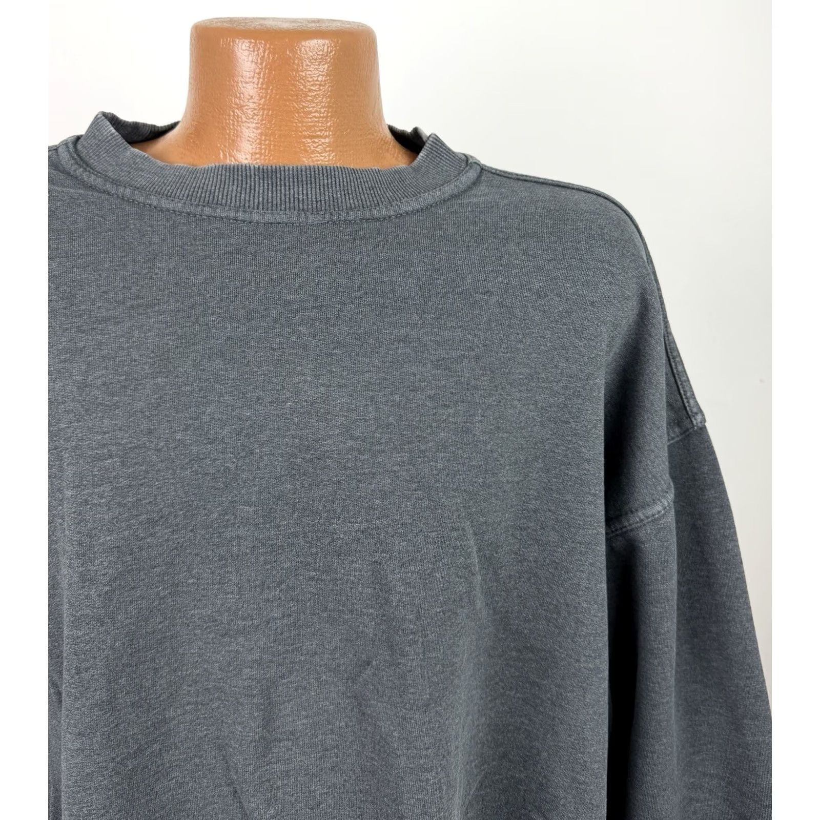Russell Athletic VINTAGE 90s Russell Athletic Sweatshirt Mens 2XL Charcoal Gray Blank Crewneck Minimal Dad Size US XXL / EU 58 / 5 - 3 Thumbnail