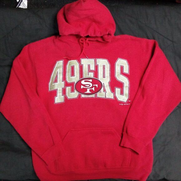 Logo 7 × NFL × Vintage Vintage Logo 7 San Francisco 49ers Hoodie Sweatshirt Size US L / EU 52-54 / 3 - 2 Thumbnail