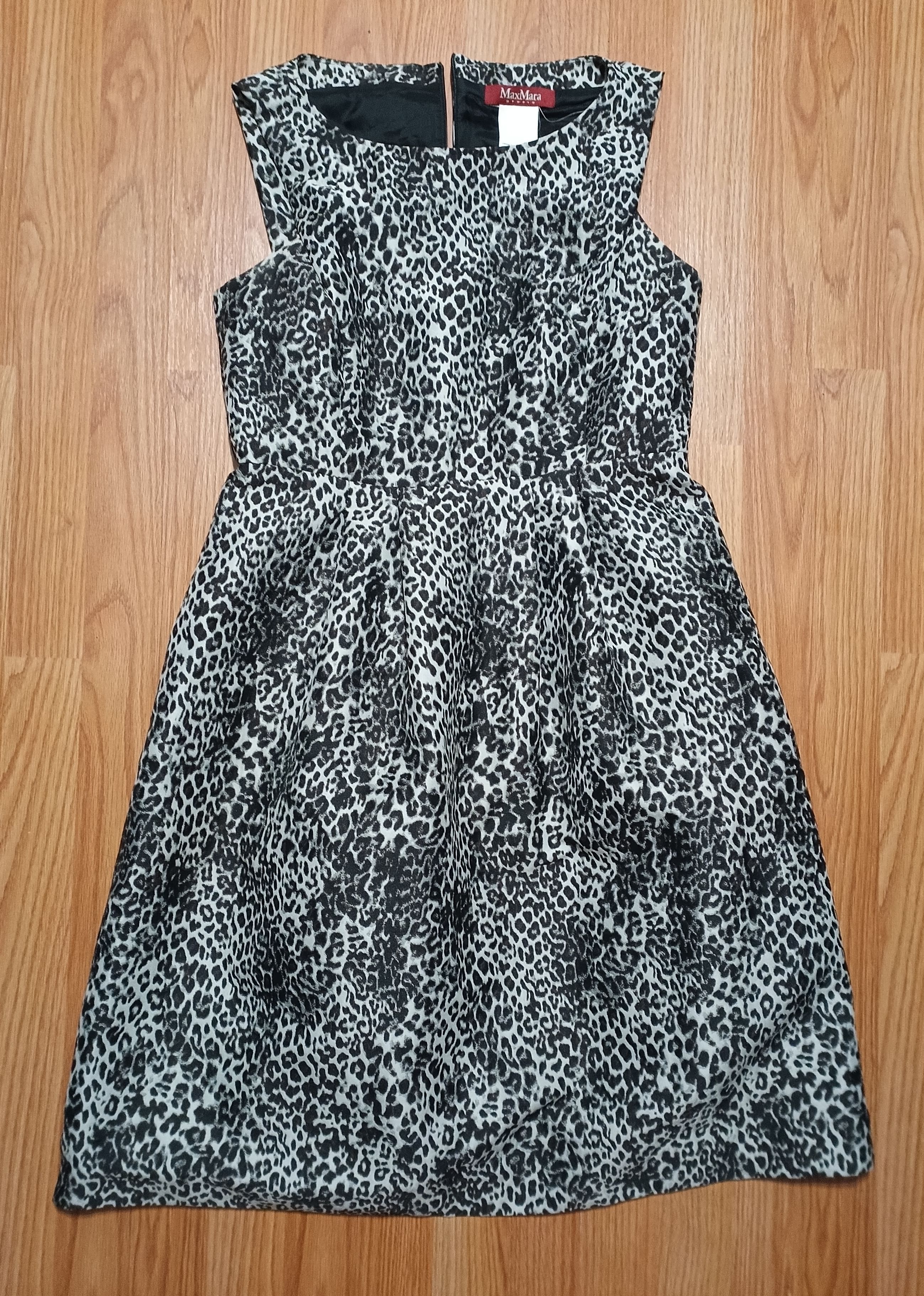 Max Mara MAX MARA Studio $675 Leopard Sleeveless Dress Size US12 Size XL / US 12-14 / IT 48-50 - 6 Thumbnail