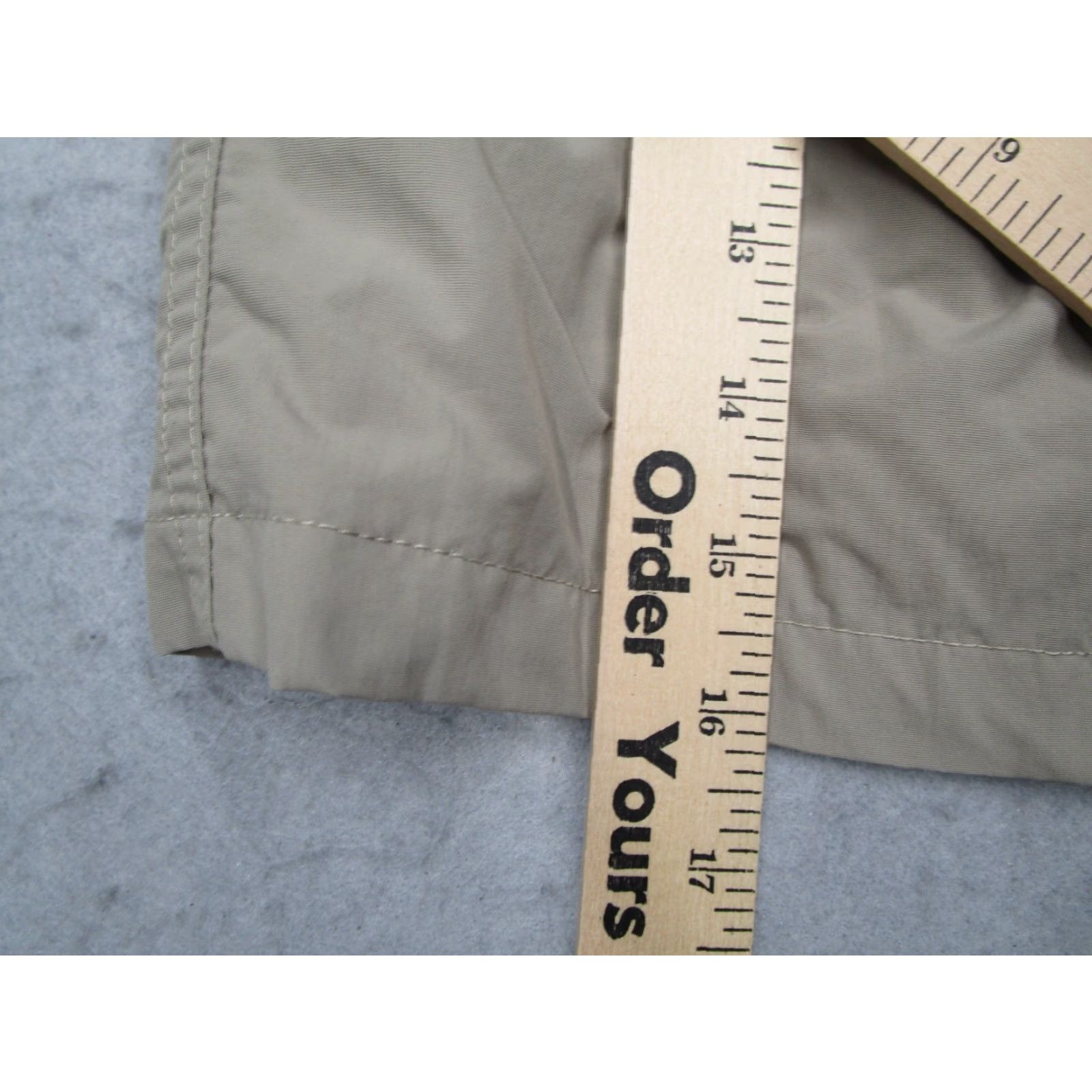 CLOT Standard Cloth Shorts Mens Medium Beige Lined Nylon Performance Active Workout Size US 31 - 7 Thumbnail