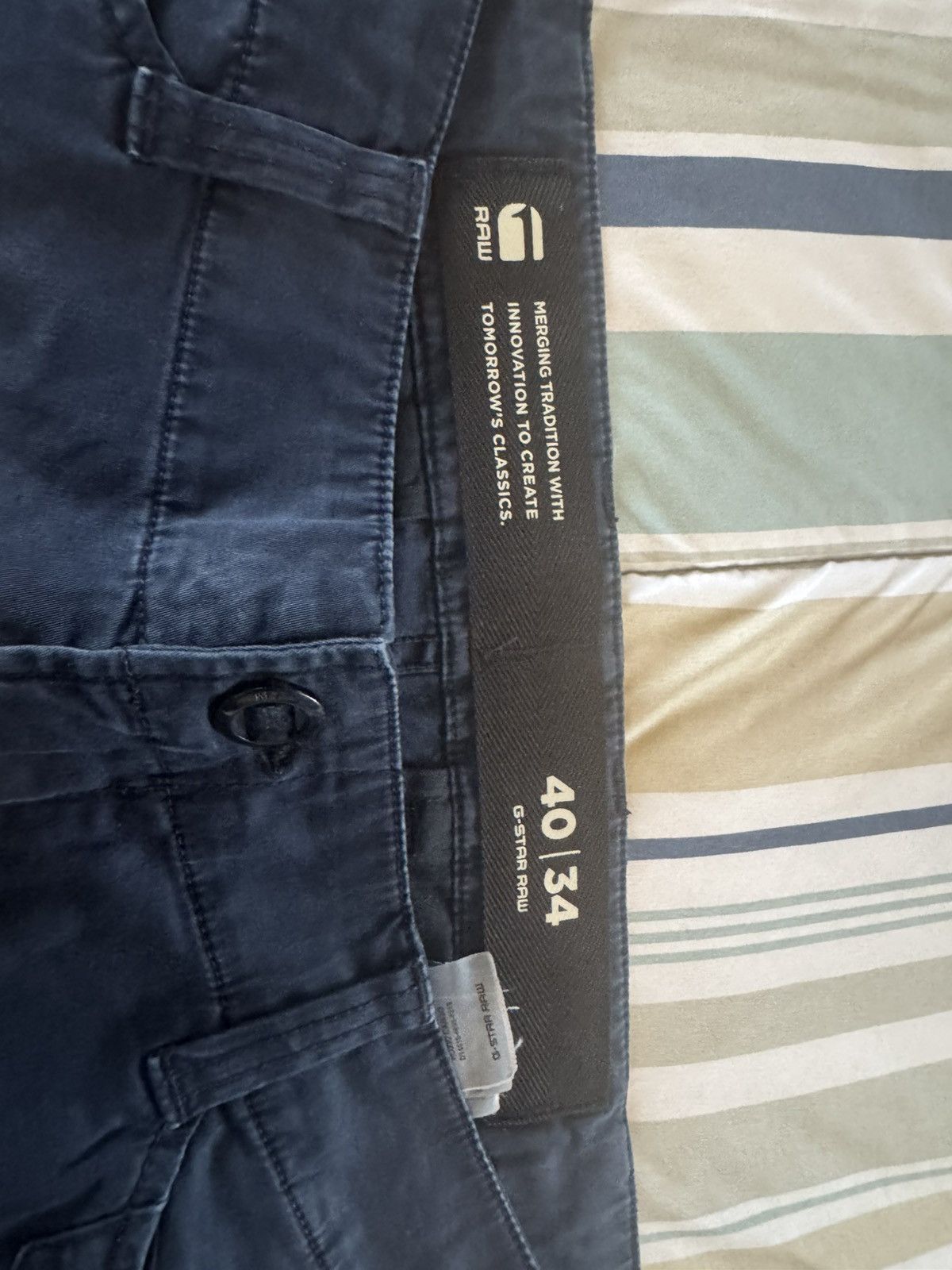 G-Star Gstar Navy Cargo Pants Size US 40 / EU 56 - 3 Thumbnail