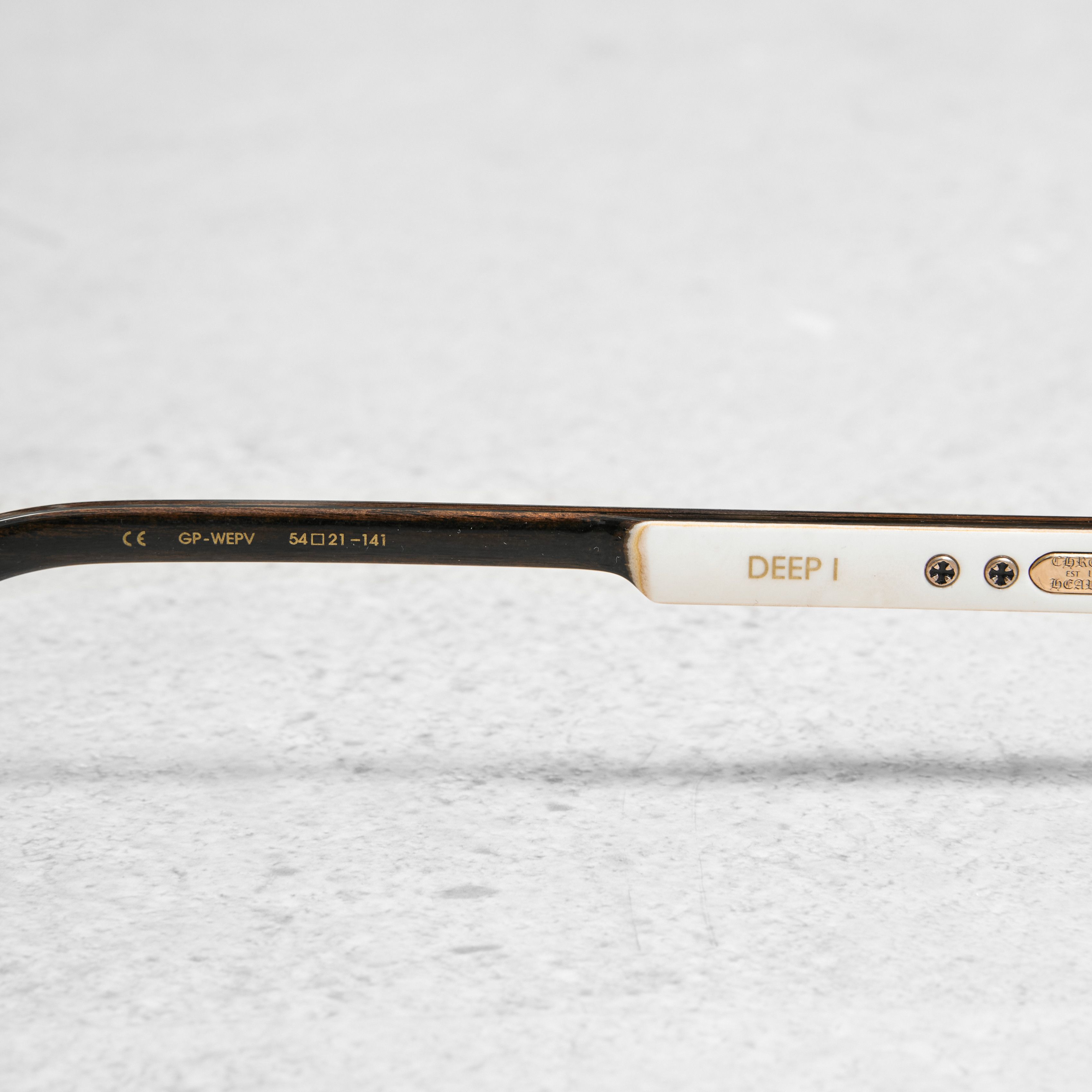 Chrome Hearts CHROME HEARTS DEEP II Antique Silver/White Ebony Wood-PV Size ONE SIZE - 4 Thumbnail