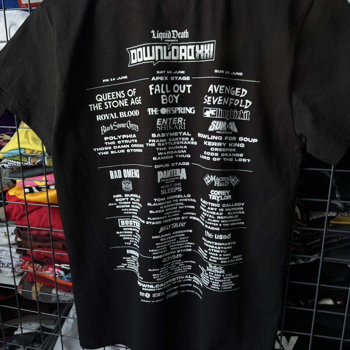 Band Tees Mary Wyatt X Download Festival 2024 T-shirt Size US M / EU 48-50 / 2 - 6 Thumbnail