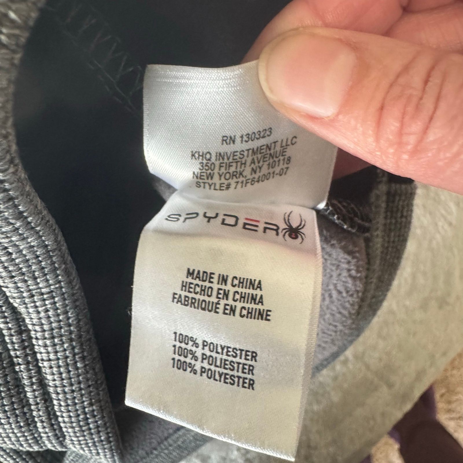 Spyder NWOT Spyder Men's Outbound 1/2 Zip Sweatshirt L Gray Size US L / EU 52-54 / 3 - 8 Thumbnail