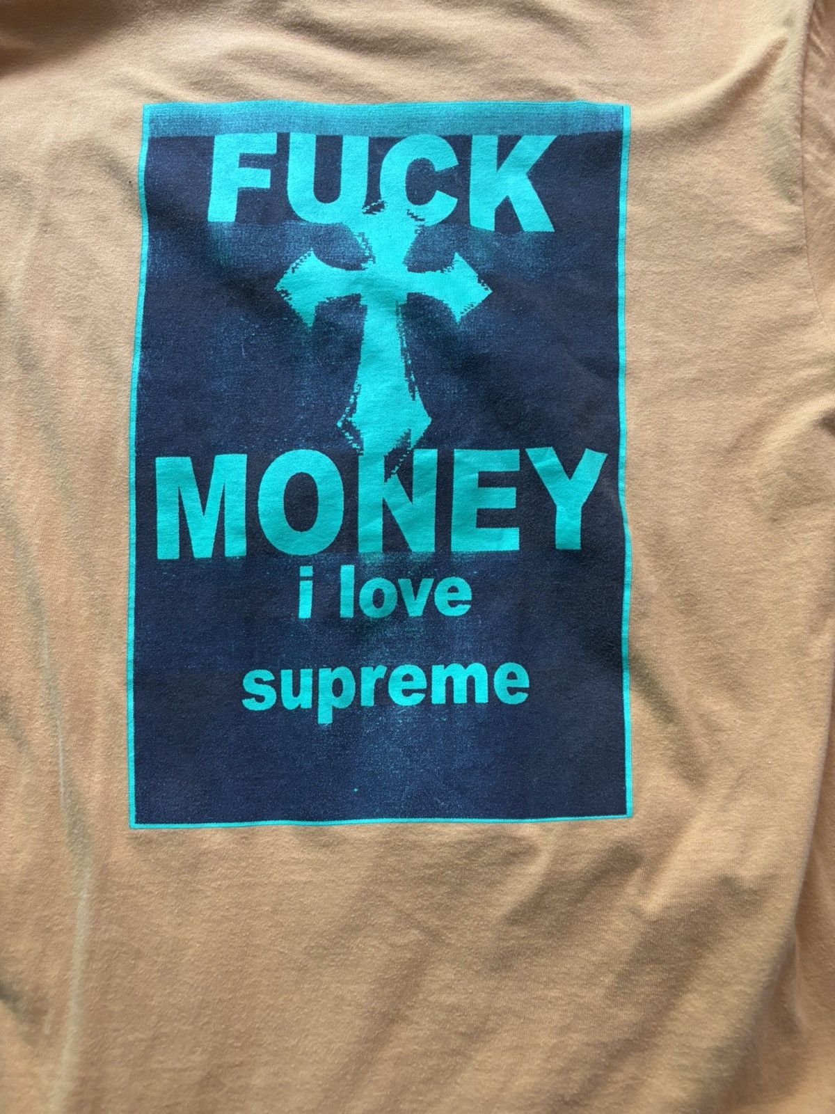 Supreme Supreme “F*CK MONEY” Tee Yellow Size US M / EU 48-50 / 2 - 4 Thumbnail