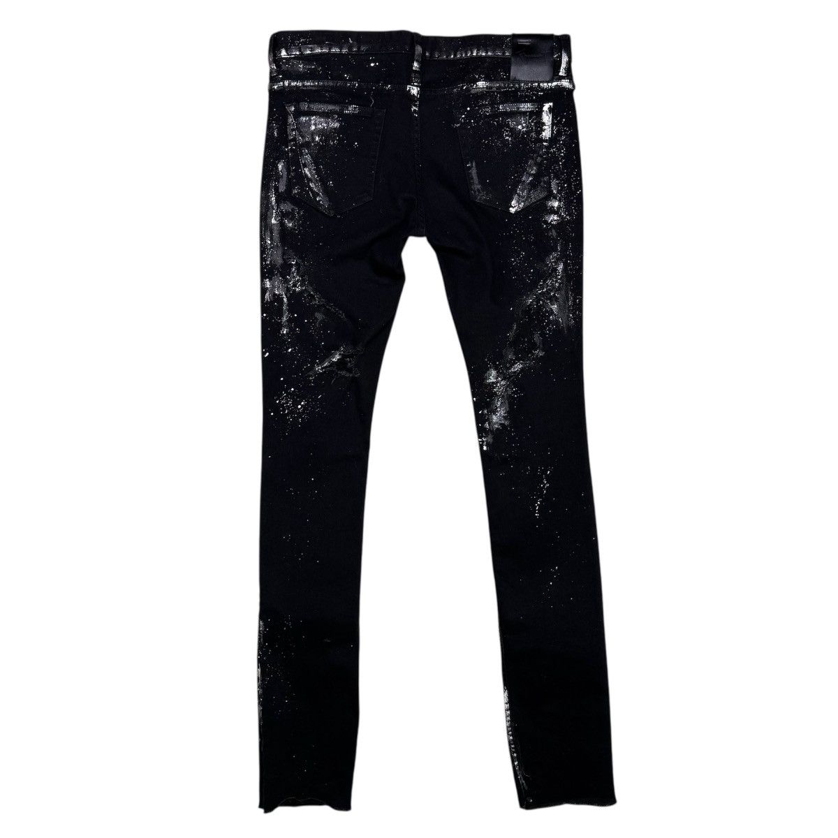 Fagassent Toshiki Aoki FAGASSENT BLACK PAINT SPLATTER DENIM Size US 32 / EU 48 - 3 Thumbnail