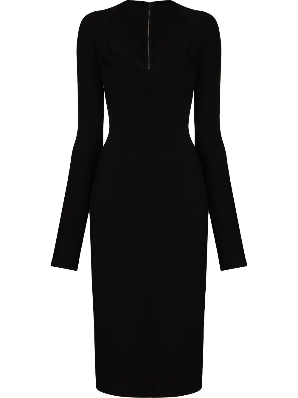 Dolce & Gabbana o1y0825 Midi Dress in Black Size S / US 4 / IT 40 - 1 Thumbnail