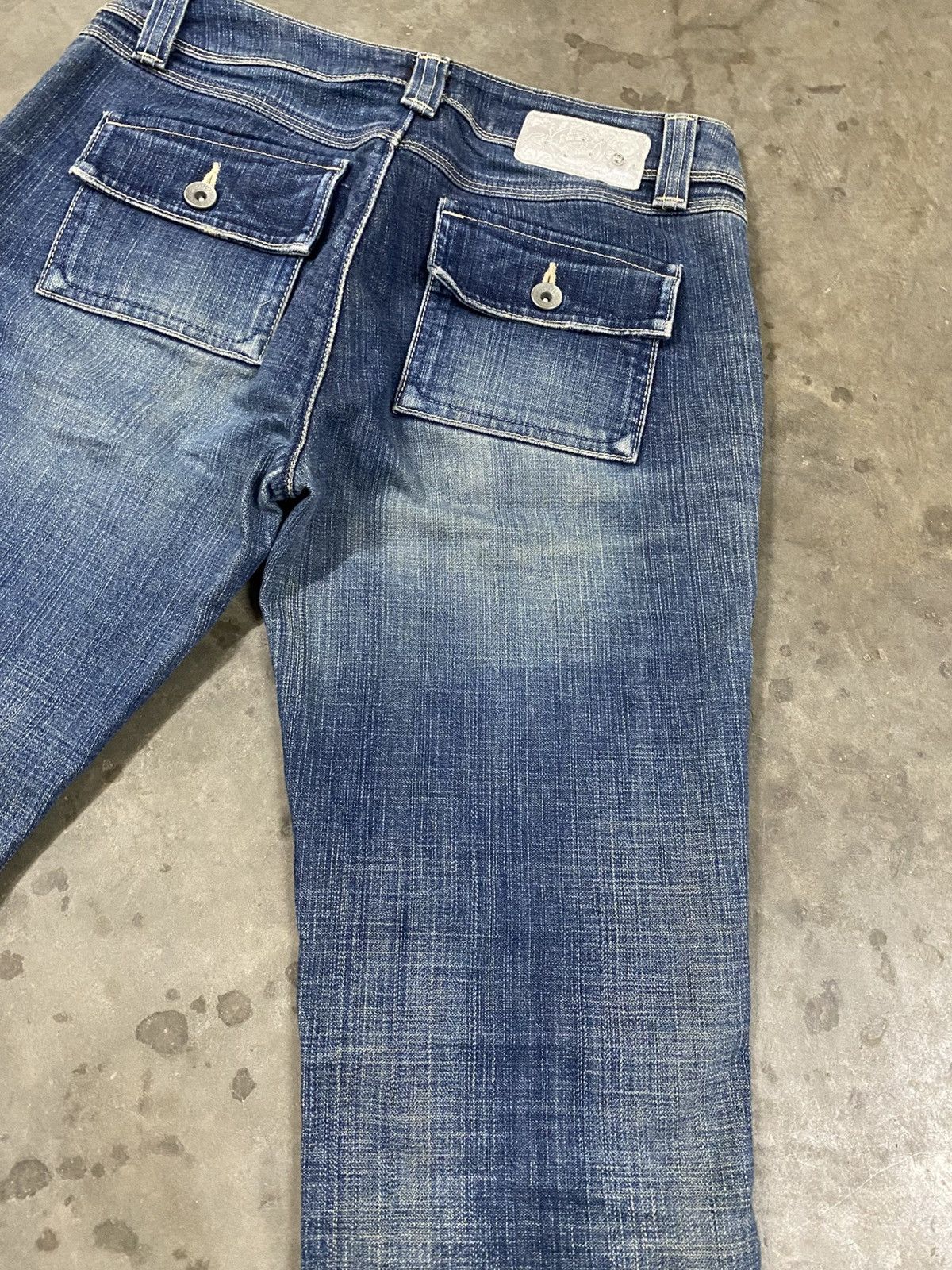 Edwin Flare Jeans Brappers by Edwin Mud Rusty Flared @319 Size US 27 - 4 Thumbnail