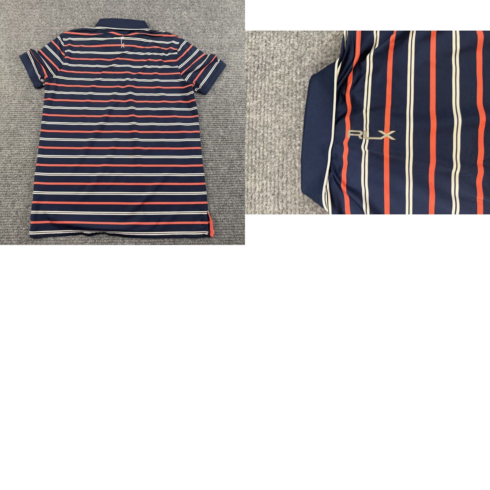 Ralph Lauren Ralph Lauren RLX Polo Shirt Mens Medium Blue Red White Striped Golf Performance Polo Shirt Size US M / EU 48-50 / 2 - 9 Thumbnail
