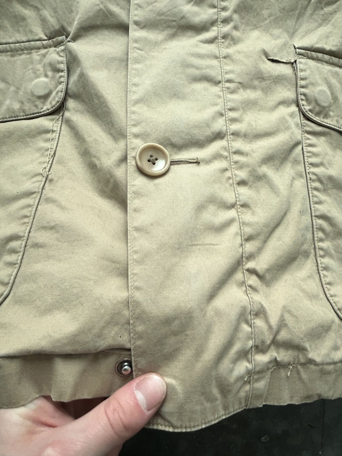 Polo Ralph Lauren Vintage 90s Polo Ralph Lauren Waxed Cotton Jacket Size US XL / EU 56 / 4 - 7 Thumbnail