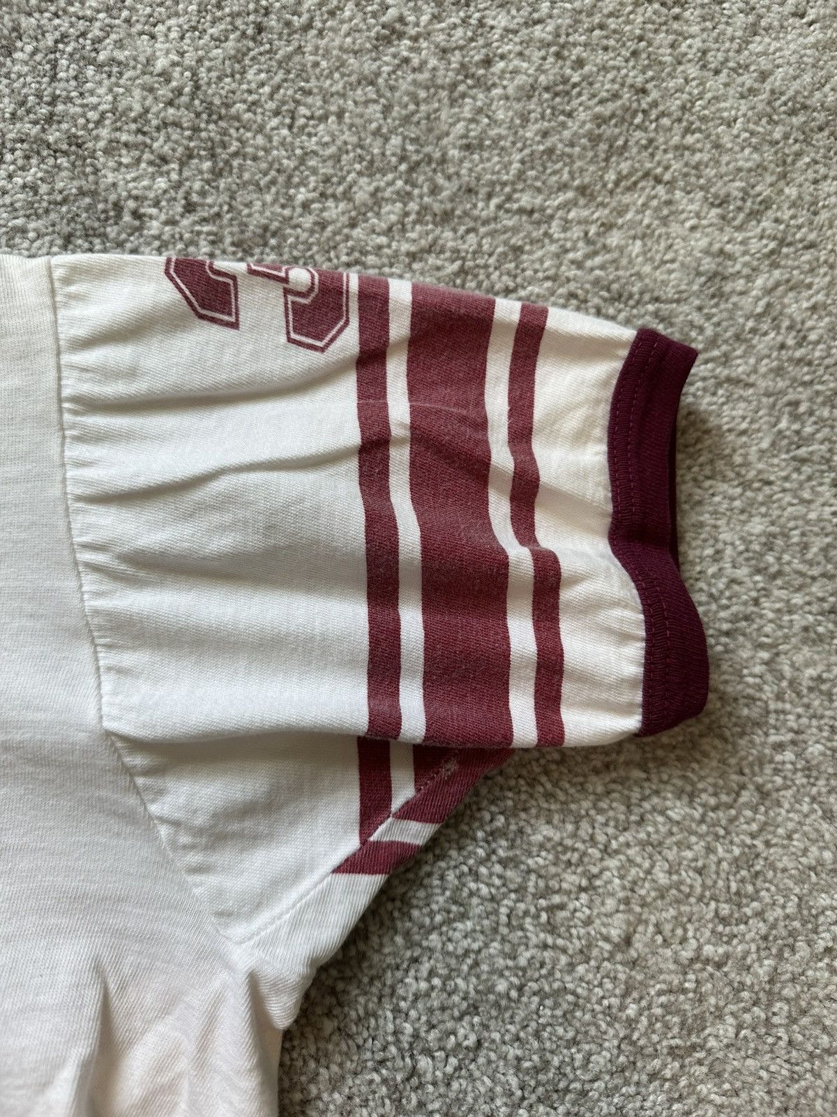 Vintage Vintage 50s 60s FSU Football Ringer Shirt Size US L / EU 52-54 / 3 - 4 Thumbnail