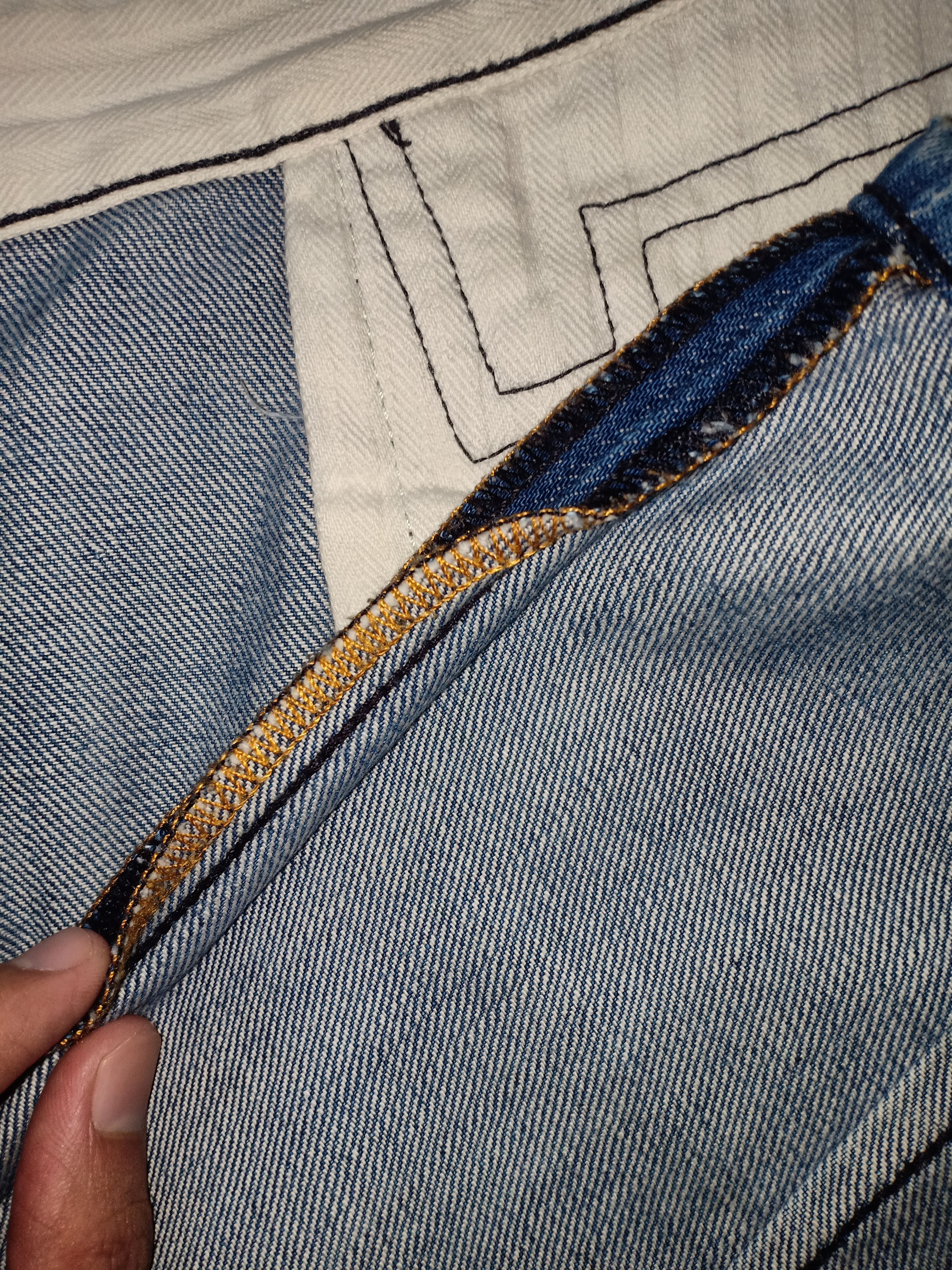 DENHAM Highly Hand Crafted Japanese Denim Very High Class Quality Size US 32 / EU 48 - 8 Thumbnail