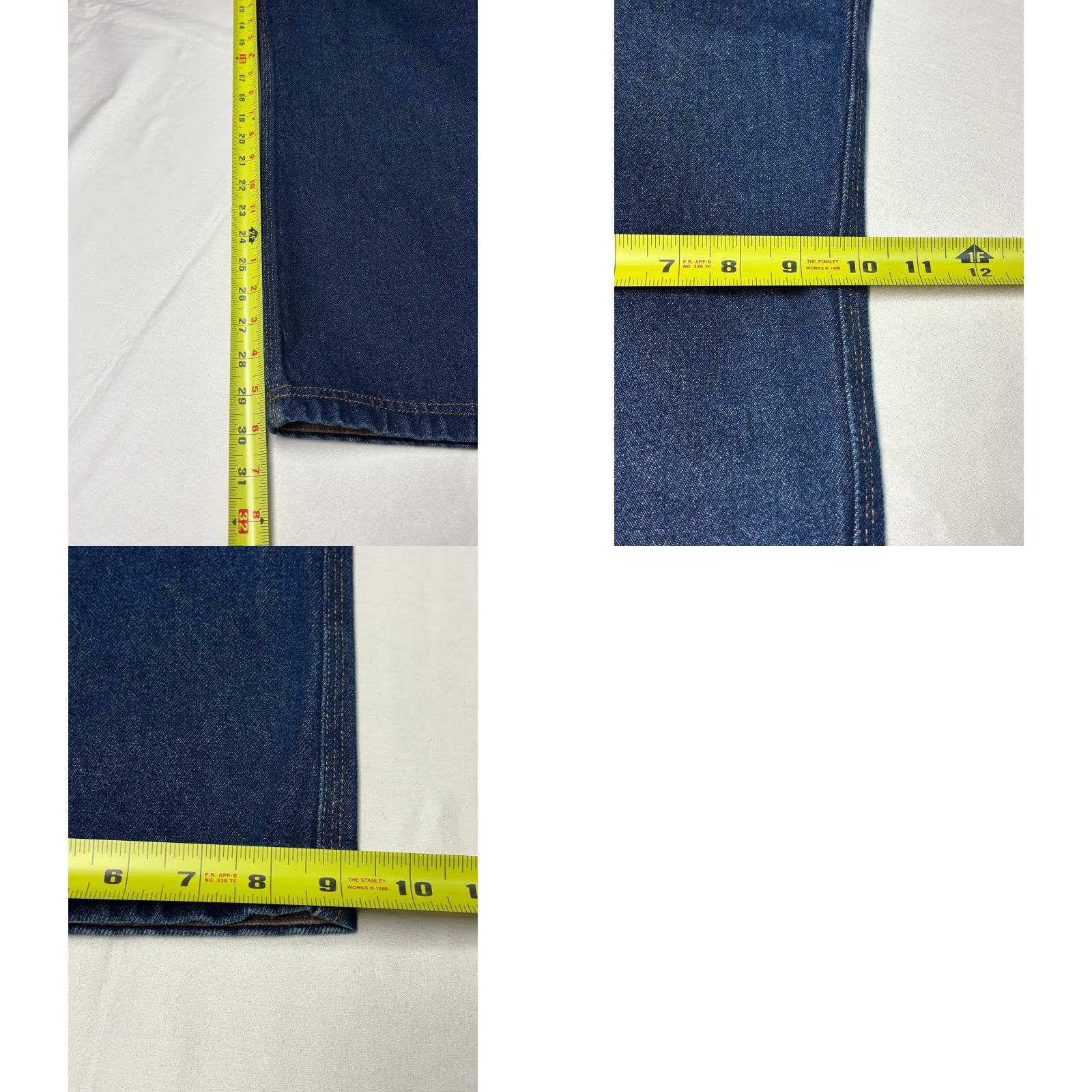 Duluth Trading Company Duluth Trading Co Mens Jeans 40x30 Relaxed Fit Dark Wash Denim Zipper 5-Pocket Logo Button Zip Straight Mens Size US 40 / EU 56 - 9 Thumbnail
