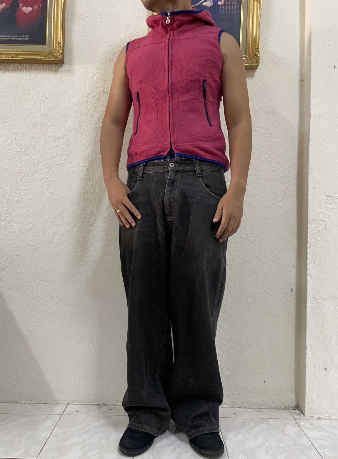 Hysteric Glamour Hysteric Glamour Avant Garde Zip Y2K Hooded Vest Jacket Size XS / US 0-2 / IT 36-38 - 5 Thumbnail