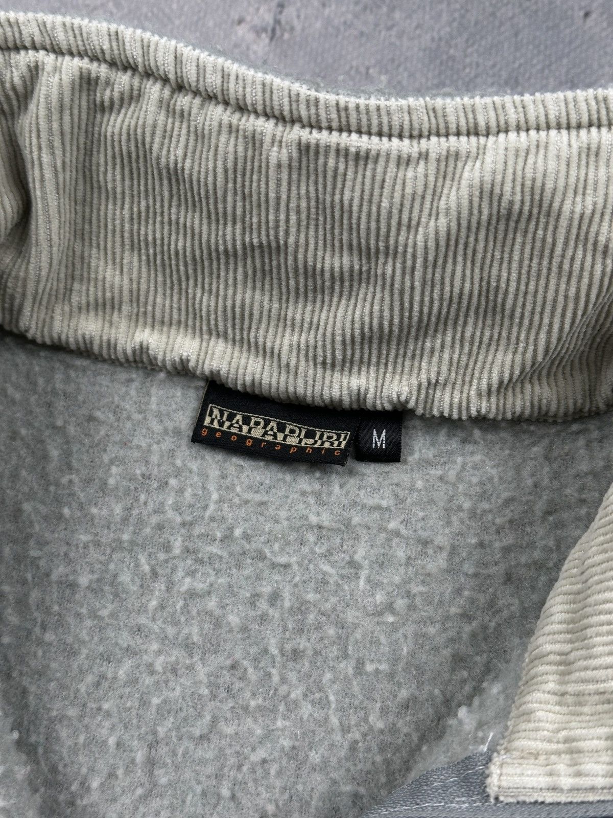 Napapijri Napapijri Geographic Sherpa Fleece 90s Quarter Zip Pullover Size US L / EU 52-54 / 3 - 12 Thumbnail