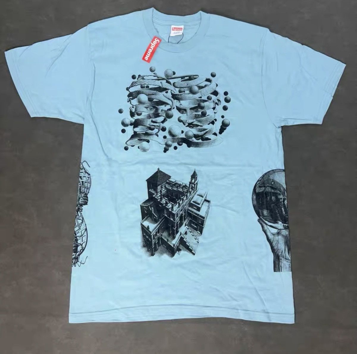 Supreme Supreme M.C. Escher collage tee T-shirt Size US L / EU 52-54 / 3 - 2 Thumbnail