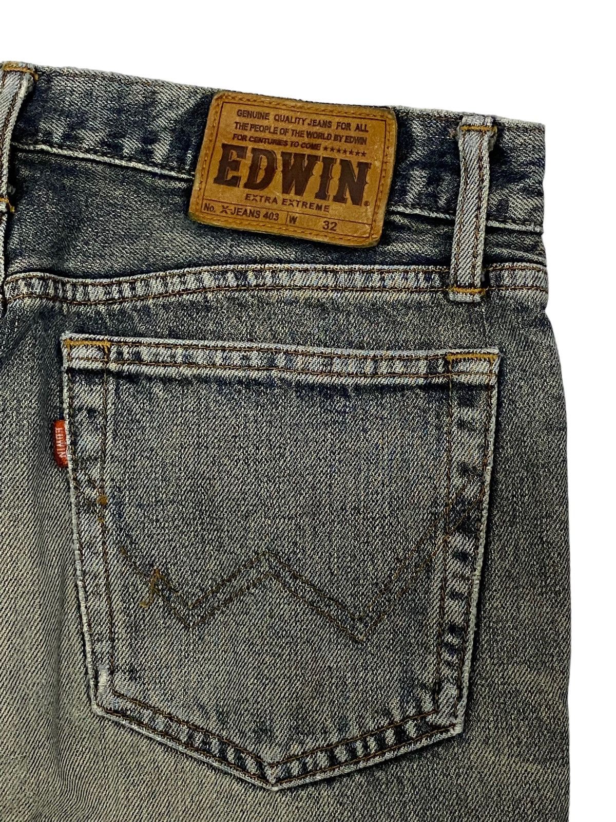 If Six Was Nine Edwin Extra Extreme 403 Mud Washed Grey Distressed Size US 30 / EU 46 - 9 Thumbnail