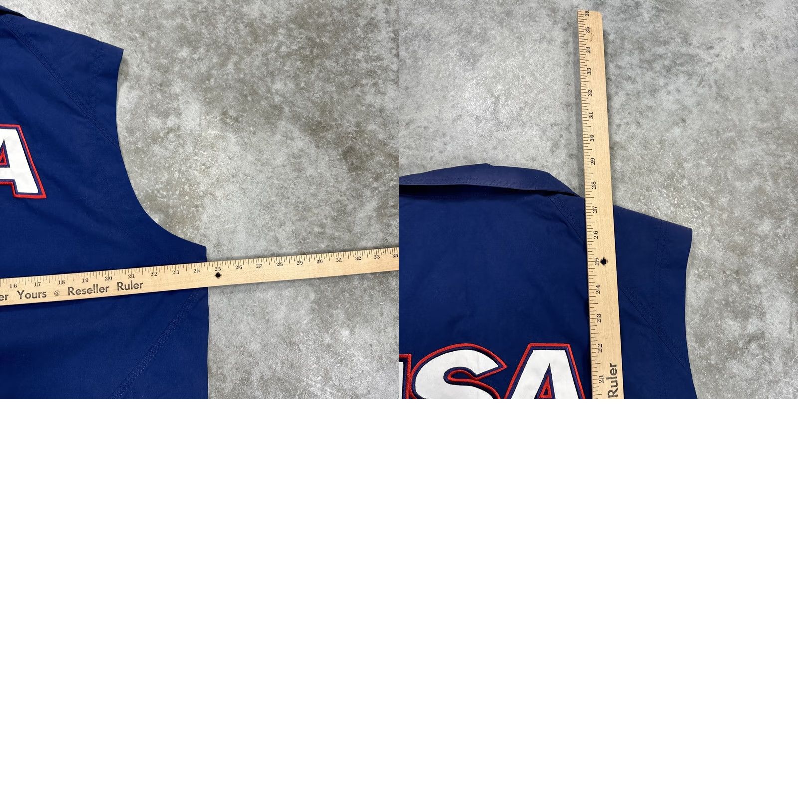 Speedo Speedo USA Vest Mens M Full Zip 3 Pockets Blue Lined Swimmer Olympics Flaws Size US M / EU 48-50 / 2 - 8 Thumbnail
