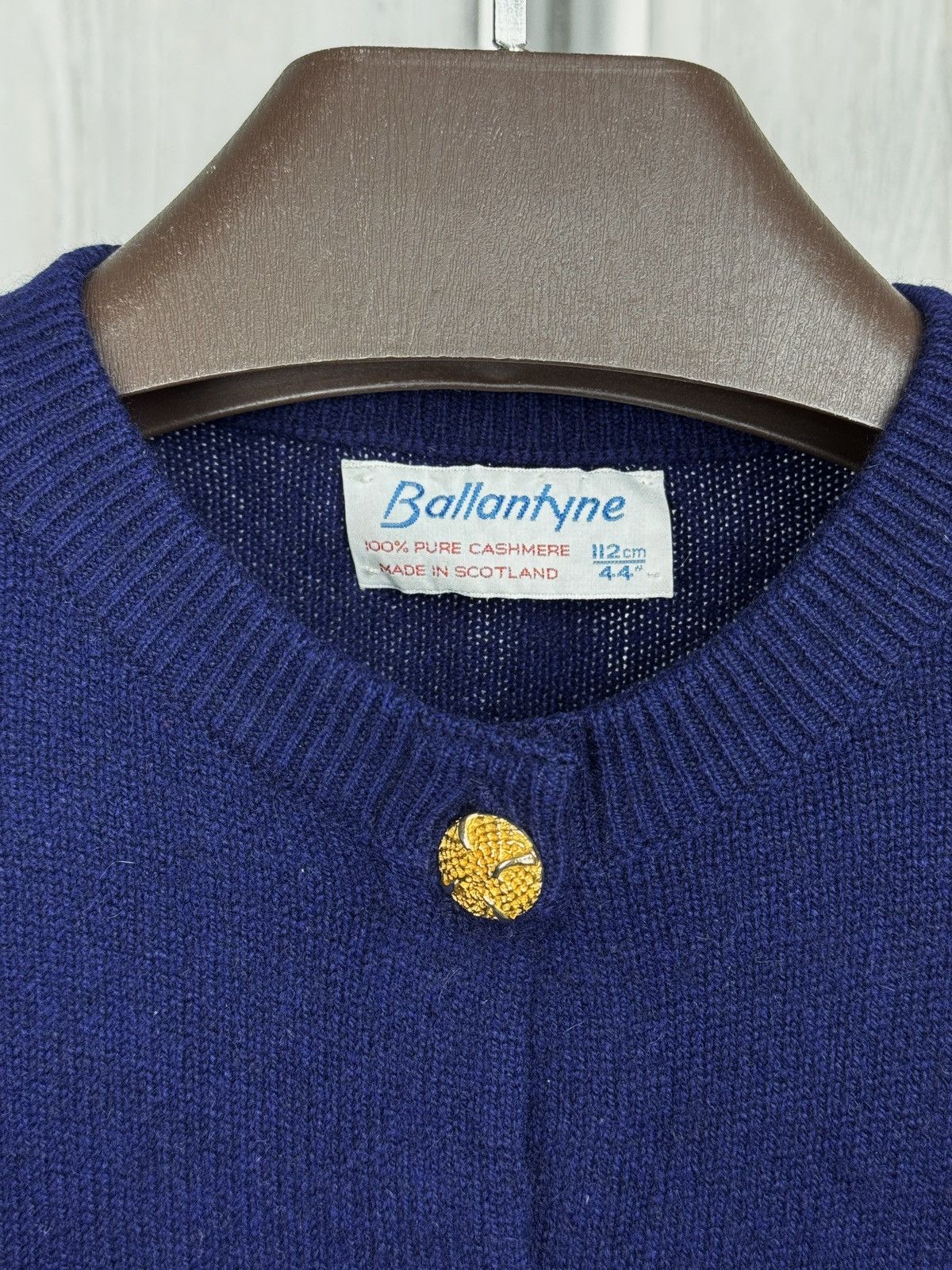 Ballantyne Ballantyne vintage made in Scotland pure cashmere cardigan Size L / US 10 / IT 46 - 8 Thumbnail