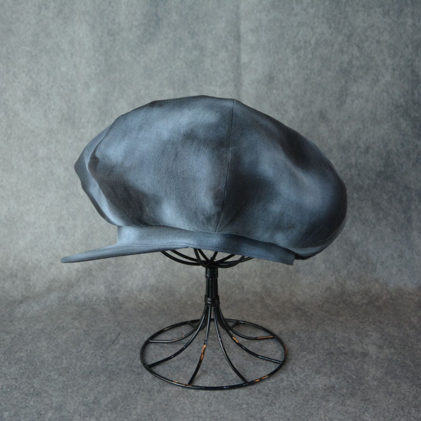 Yohji Yamamoto Yohji Yamamoto Pour Homme 24SS - CHARCOAL BIG CASQUETTE Size ONE SIZE - 2 Thumbnail