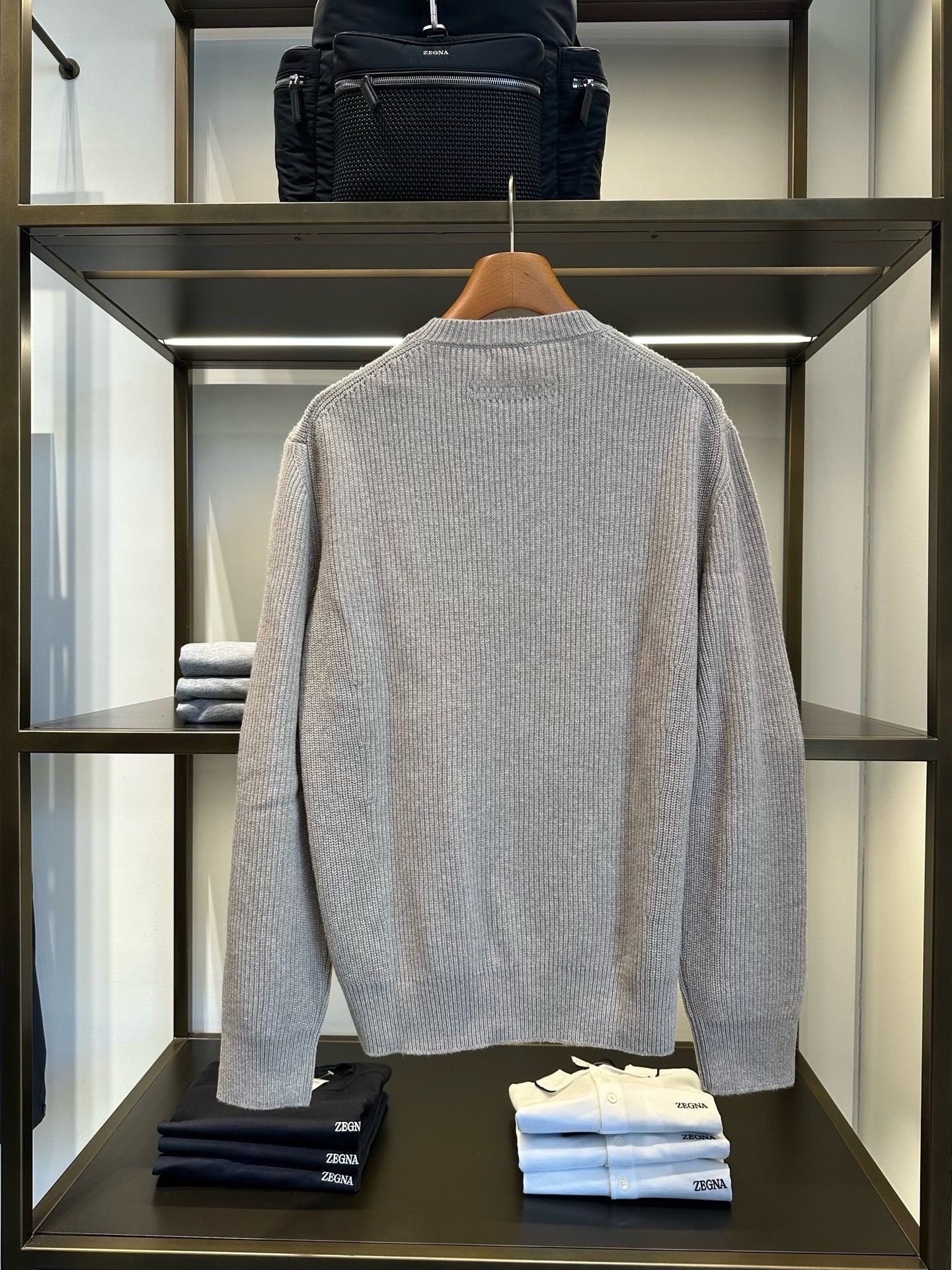 Ermenegildo Zegna Zegna Oasi Cashmere Crewneck Sweater Size US L / EU 52-54 / 3 - 6 Thumbnail