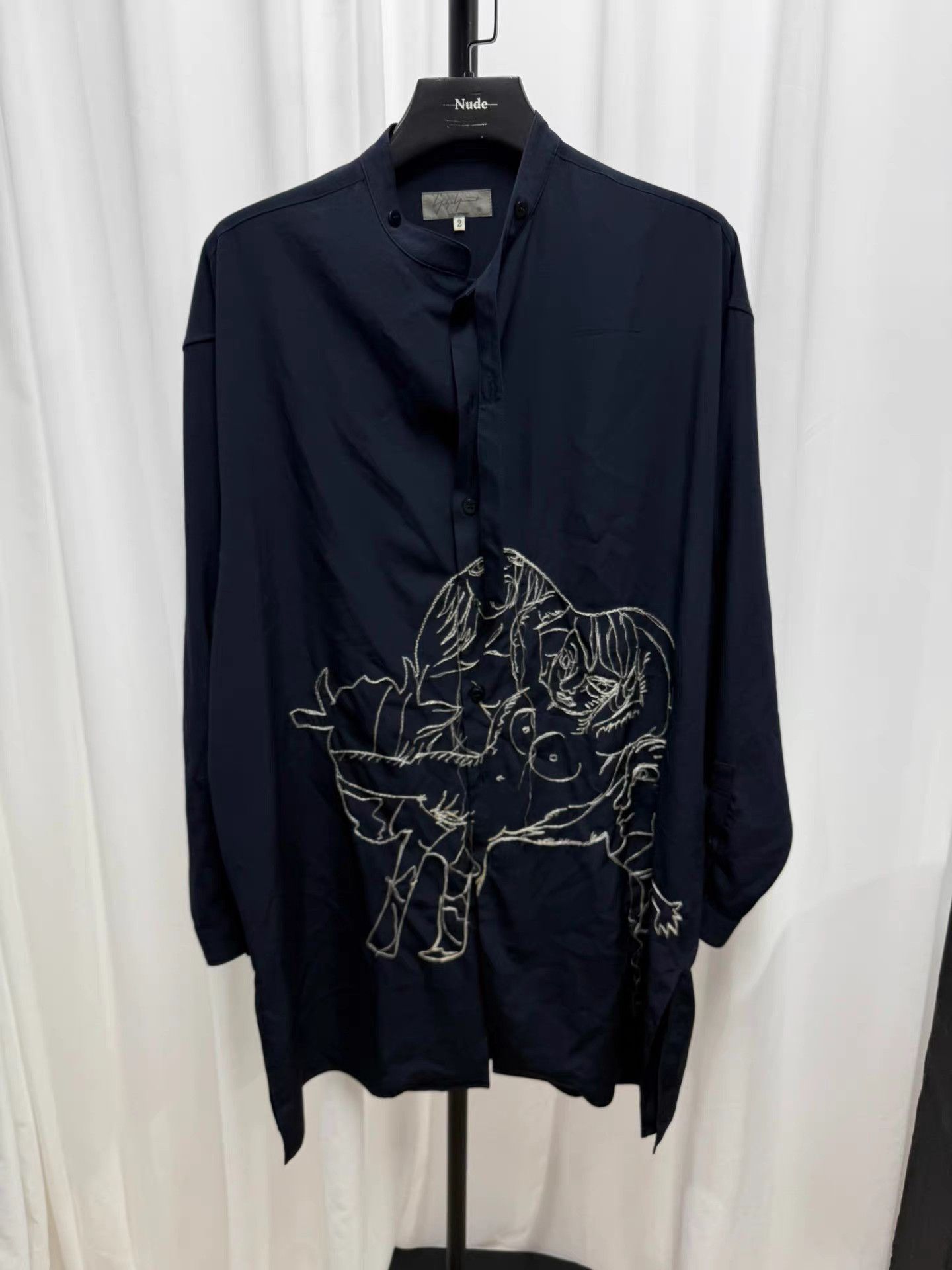 Yohji Yamamoto yohji yamamoto pour homme Embroidered Smooth Shirt K20 Size US M / EU 48-50 / 2 - 1 Thumbnail
