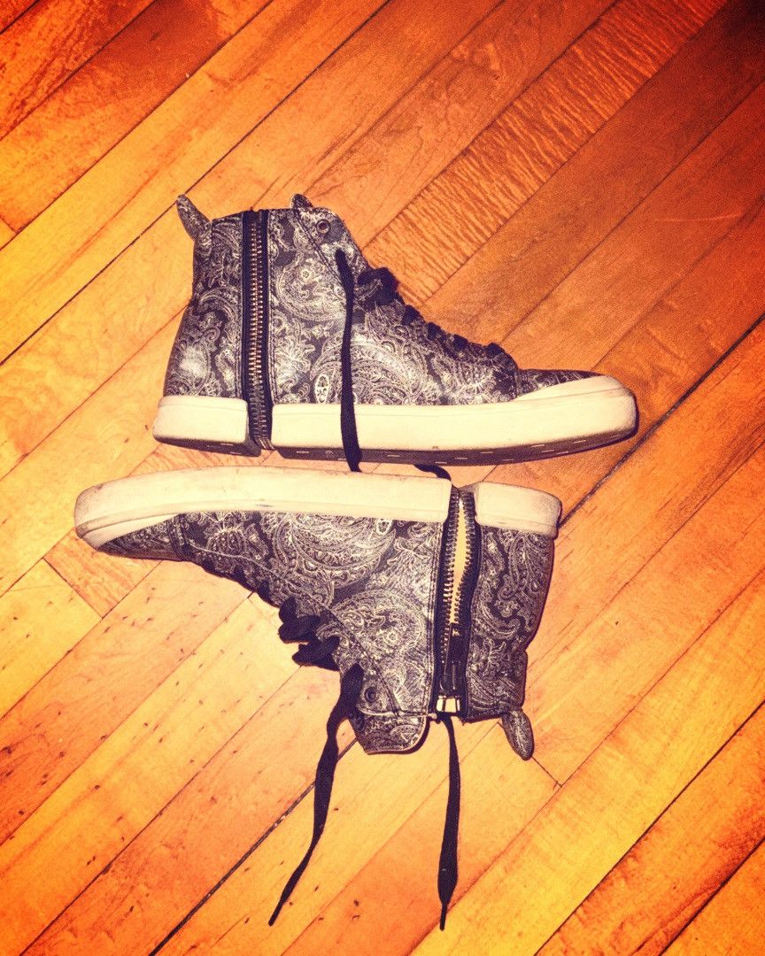 Diesel Diesel S-nentish Paisley Hi-tops Size US 11 / EU 44 - 4 Thumbnail