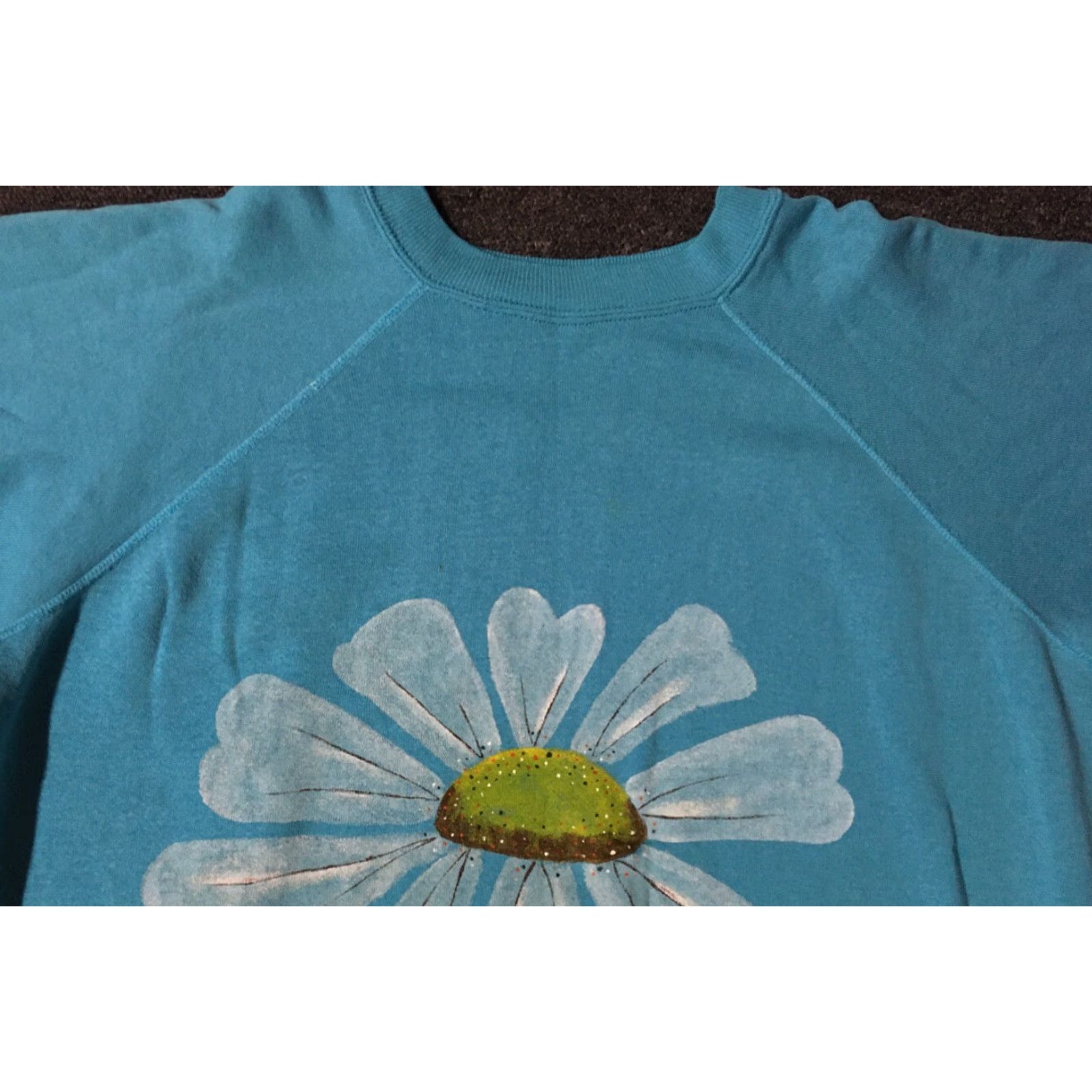 Sunflower VINTAGE Sweatshirt Sunflower M BLUE 80s 90s Grunge Hippie USA Flower Art Fade Long Sleeve Pullover Men Size M Regular Status: Clean, Read Measurements Size US M / EU 48-50 / 2 - 5 Thumbnail